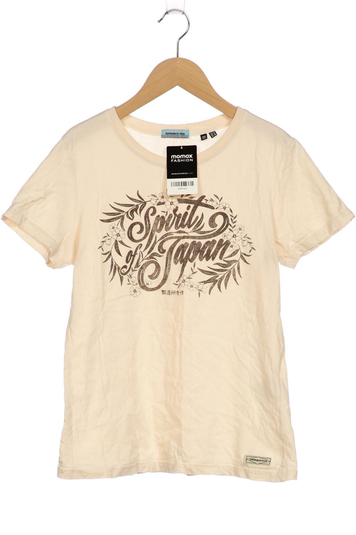 

Superdry Damen T-Shirt, beige, Gr. 38