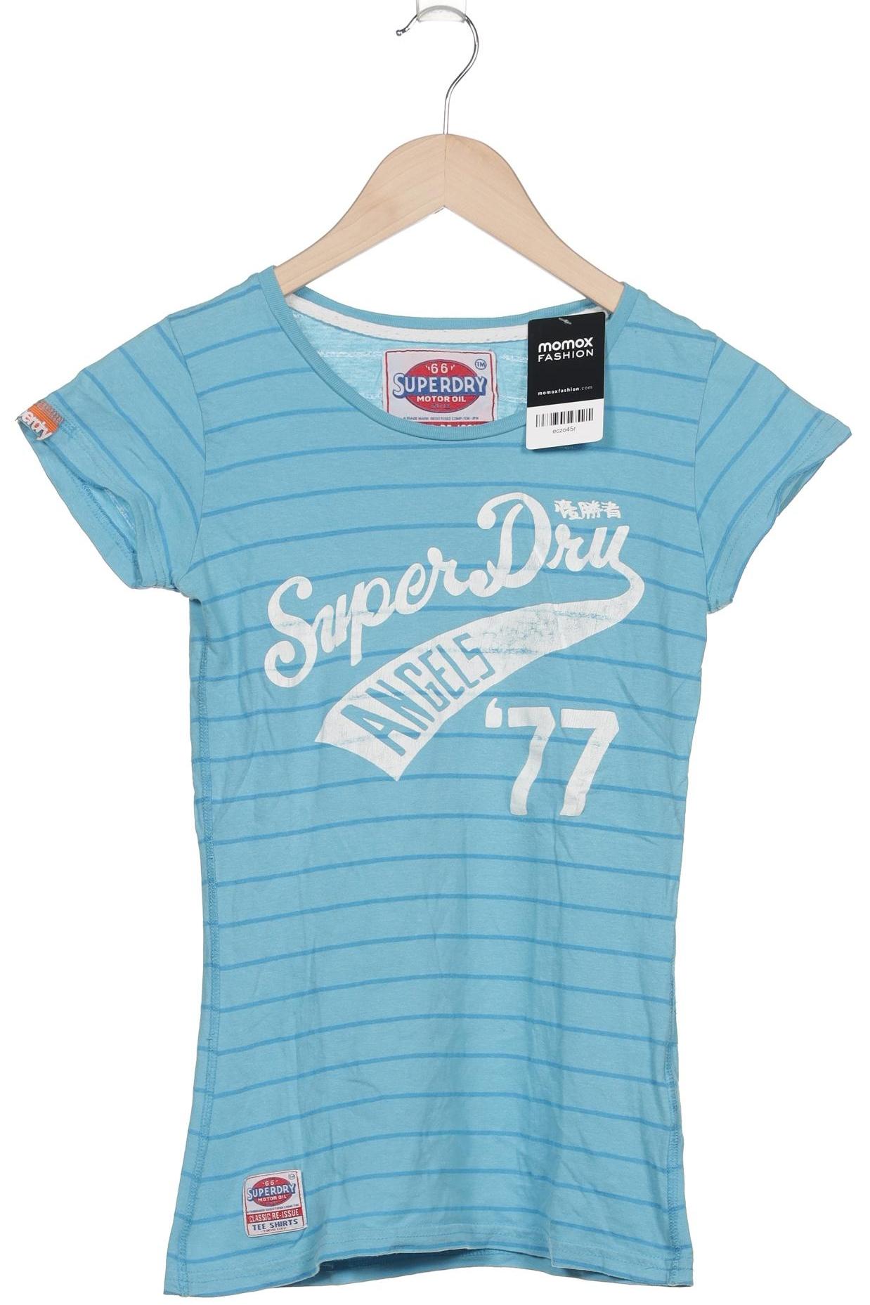 

Superdry Damen T-Shirt, blau, Gr. 34