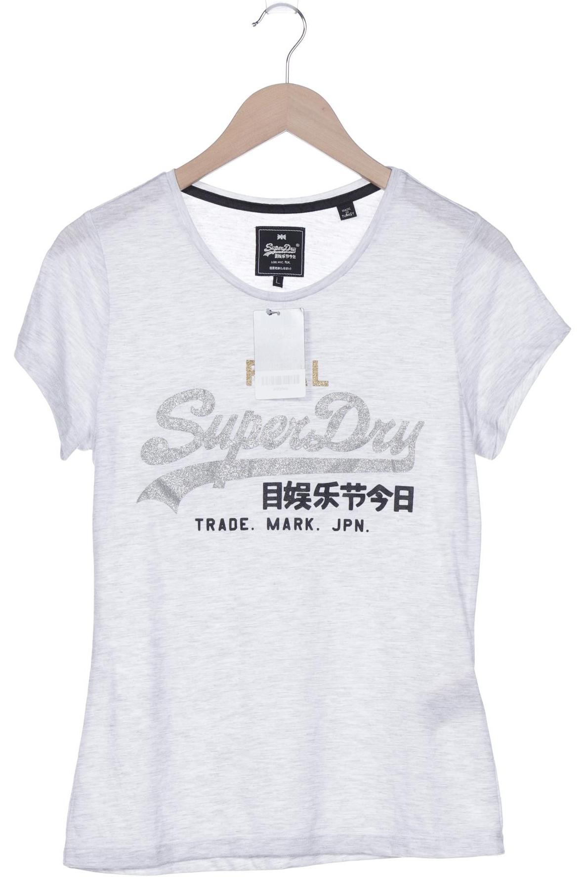 

Superdry Damen T-Shirt, grau, Gr. 42