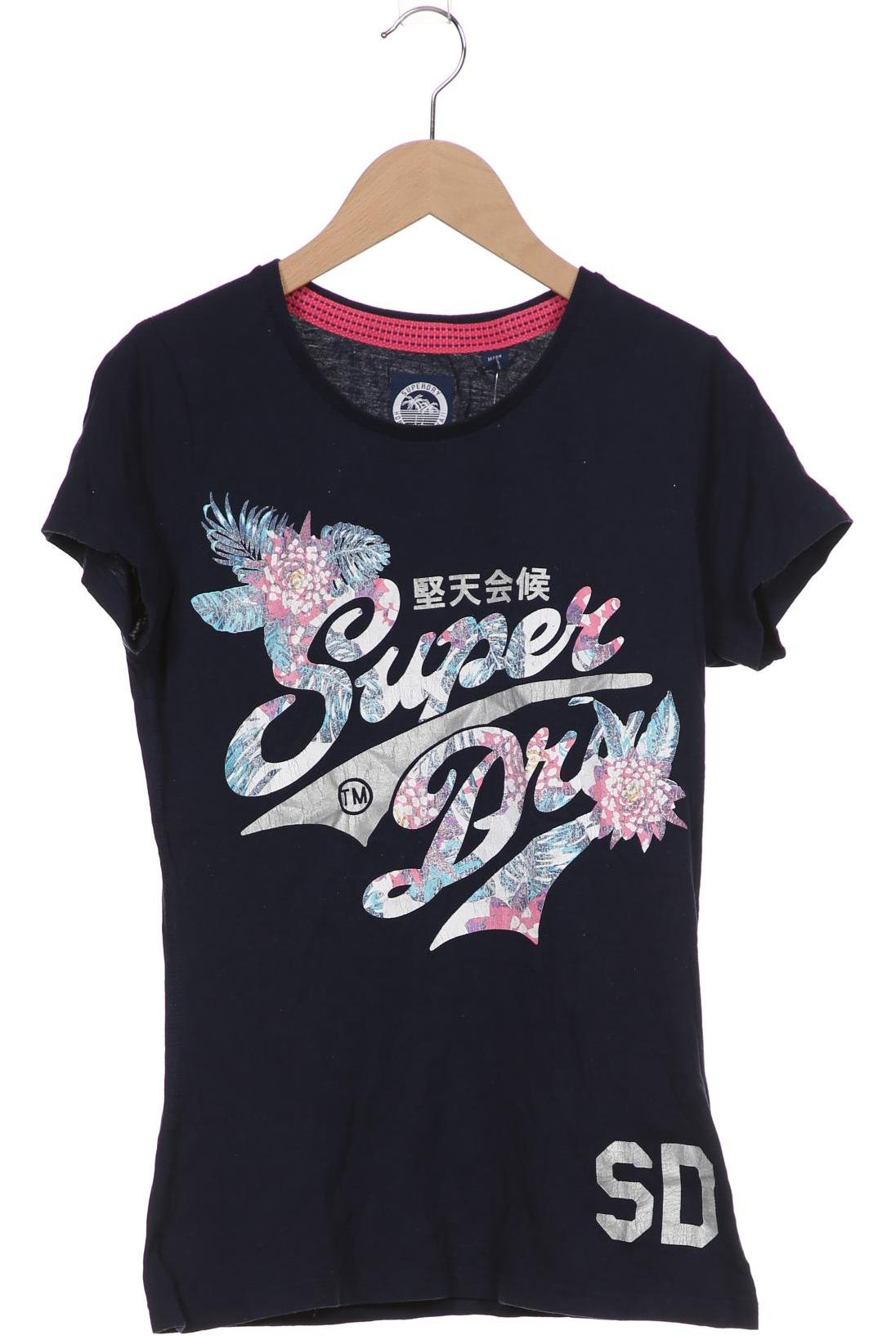 

Superdry Damen T-Shirt, marineblau, Gr. 38