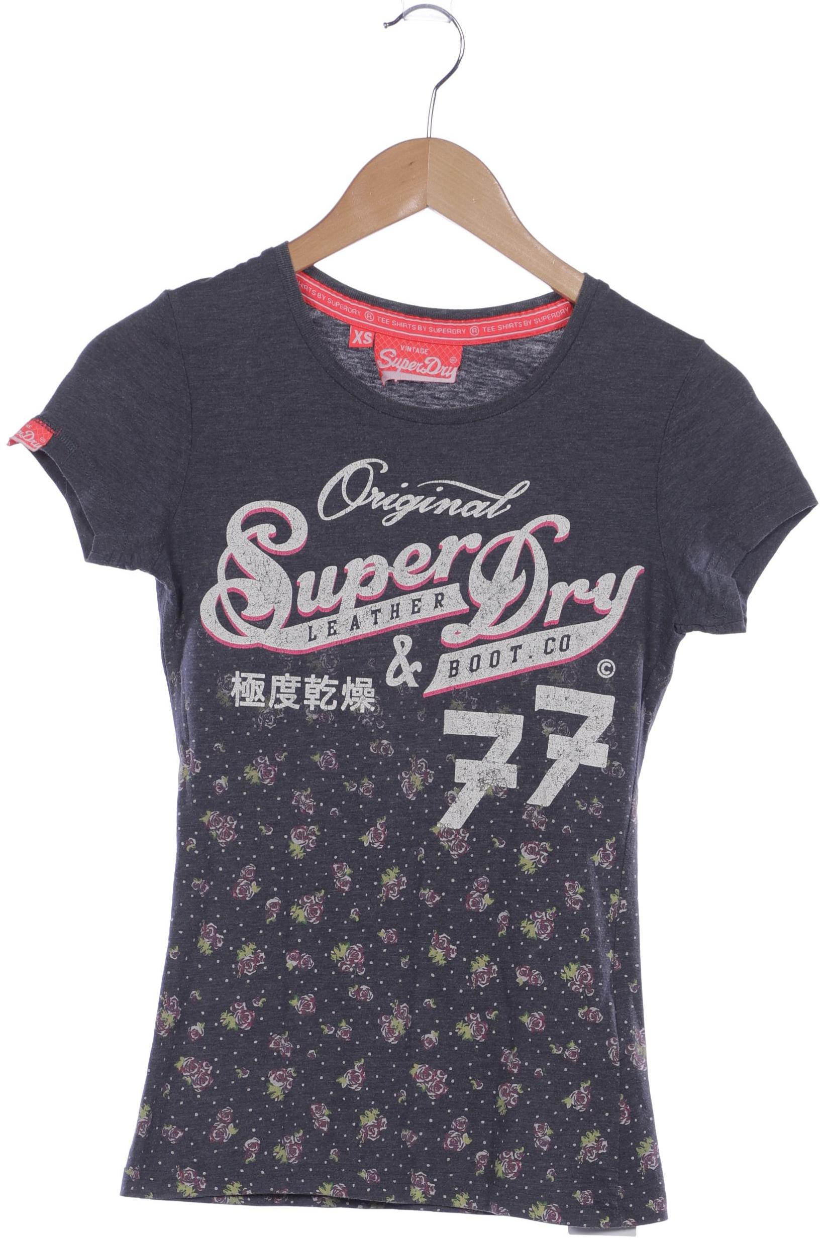 

Superdry Damen T-Shirt, blau, Gr. 34