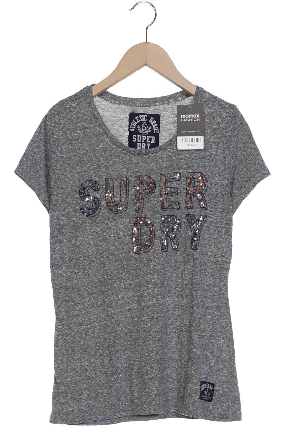 

Superdry Damen T-Shirt, grau, Gr. 36