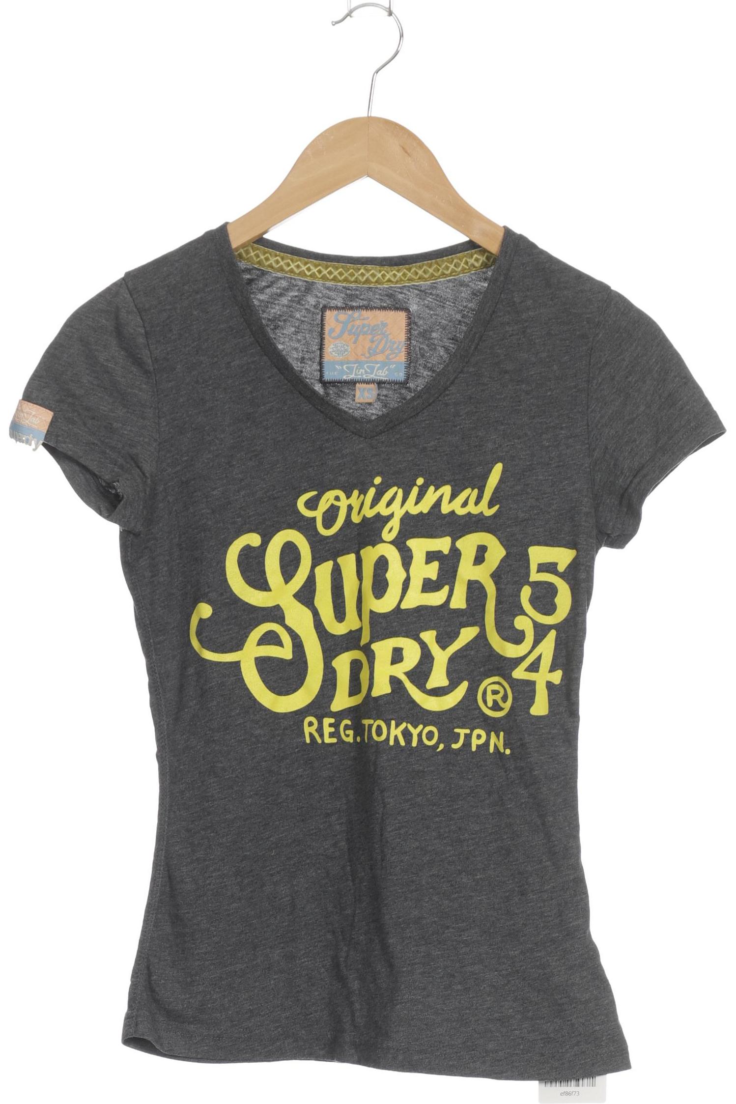 

Superdry Damen T-Shirt, marineblau, Gr. 34