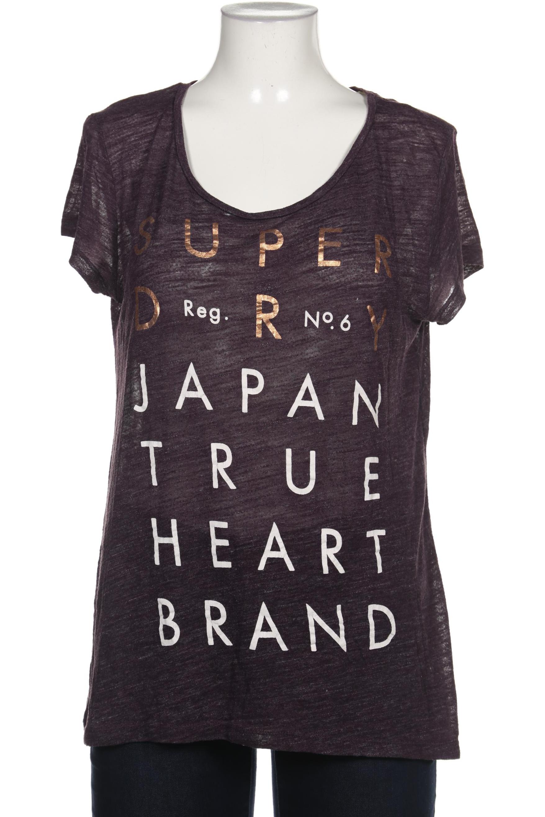 

Superdry Damen T-Shirt, bordeaux