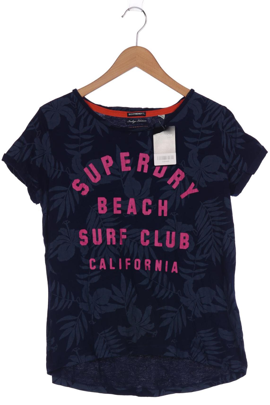 

Superdry Damen T-Shirt, marineblau, Gr. 36