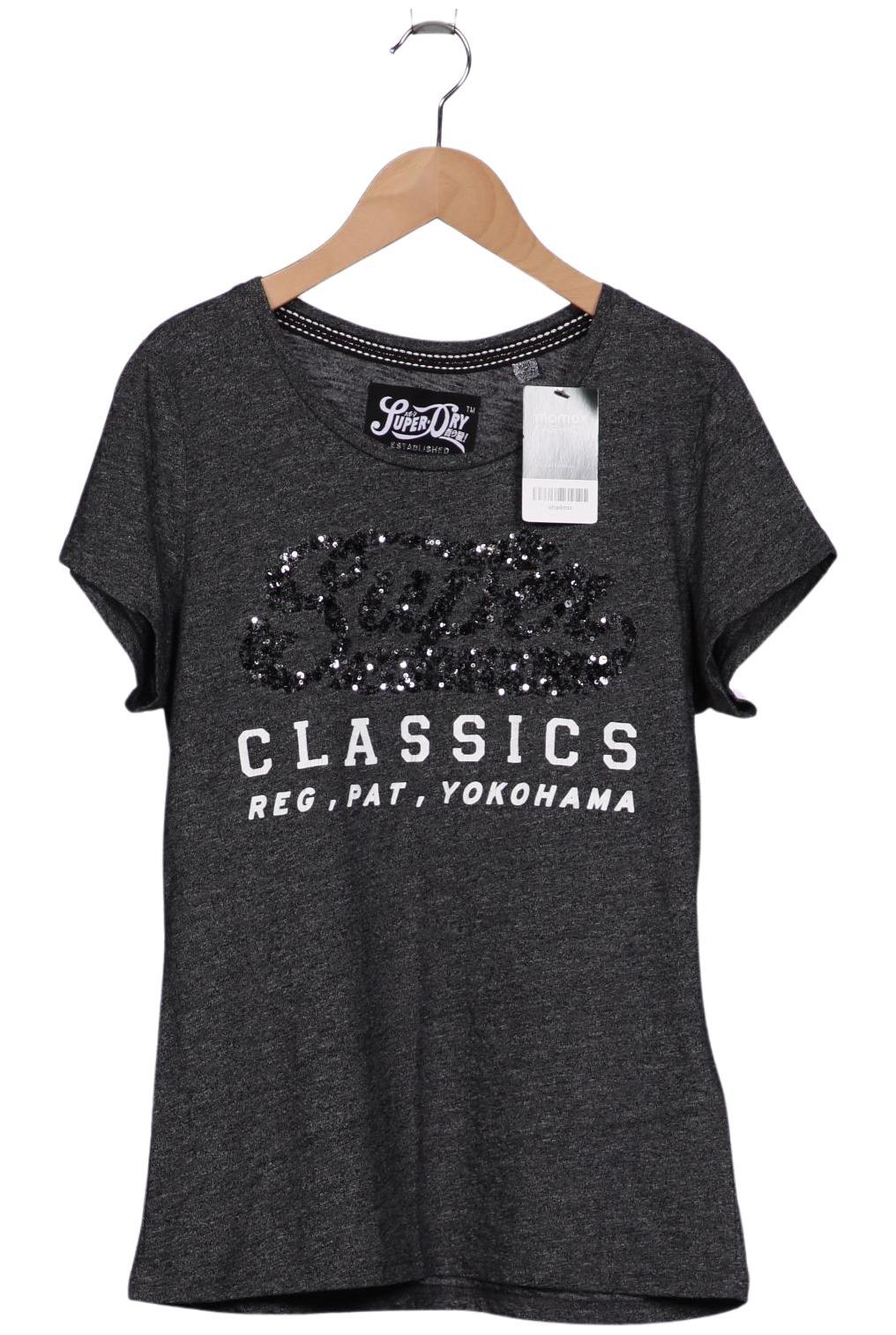 

Superdry Damen T-Shirt, grau, Gr. 44