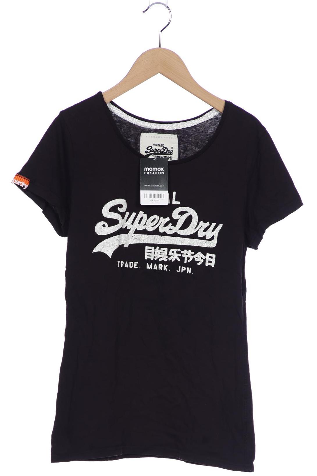 

Superdry Damen T-Shirt, schwarz, Gr. 42