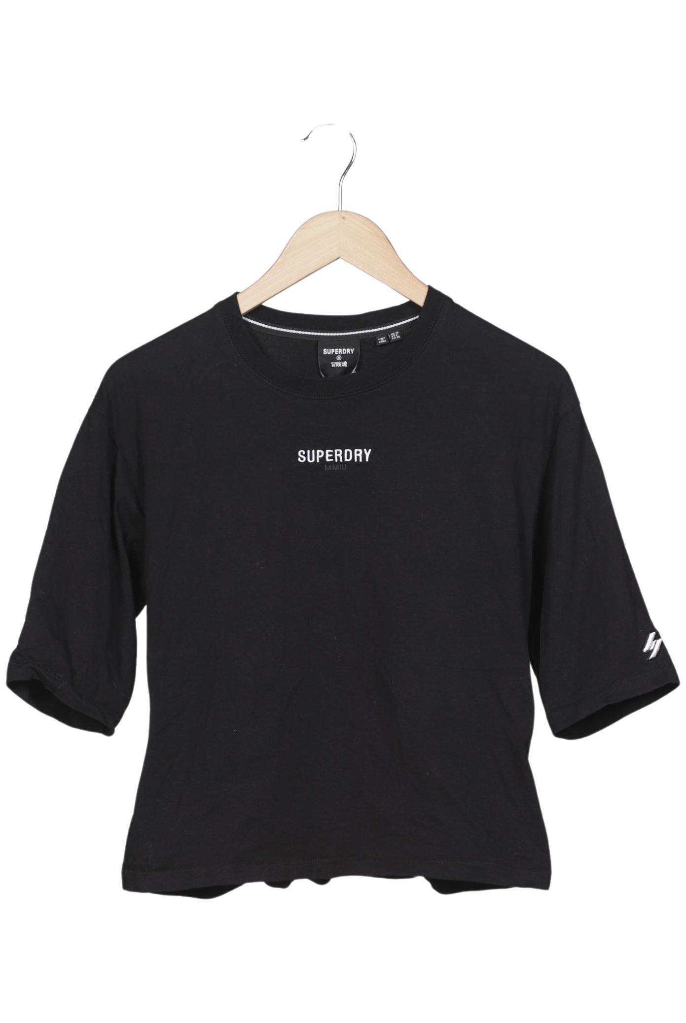 

Superdry Damen T-Shirt, schwarz, Gr. 38