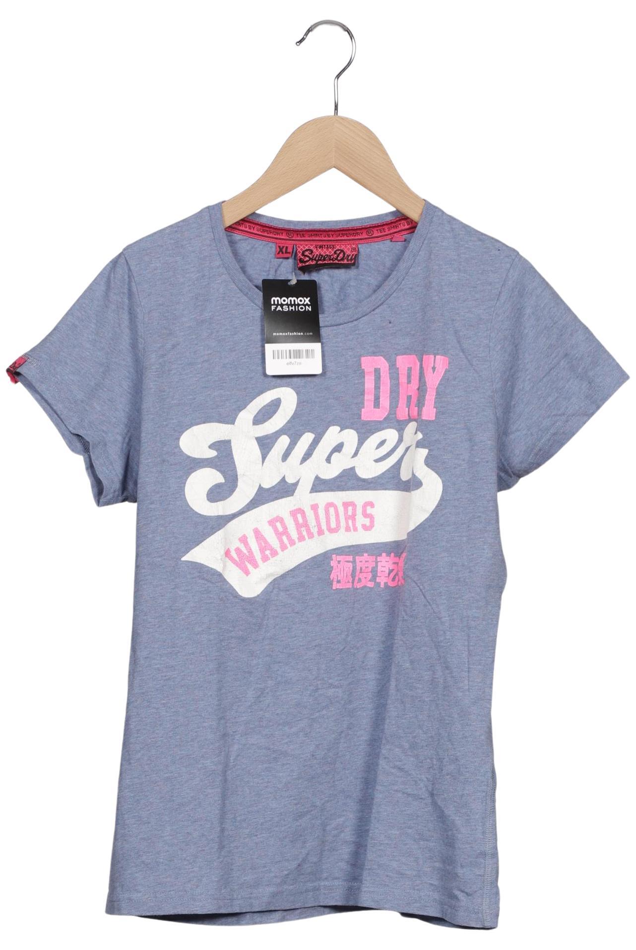 

Superdry Damen T-Shirt, blau, Gr. 34