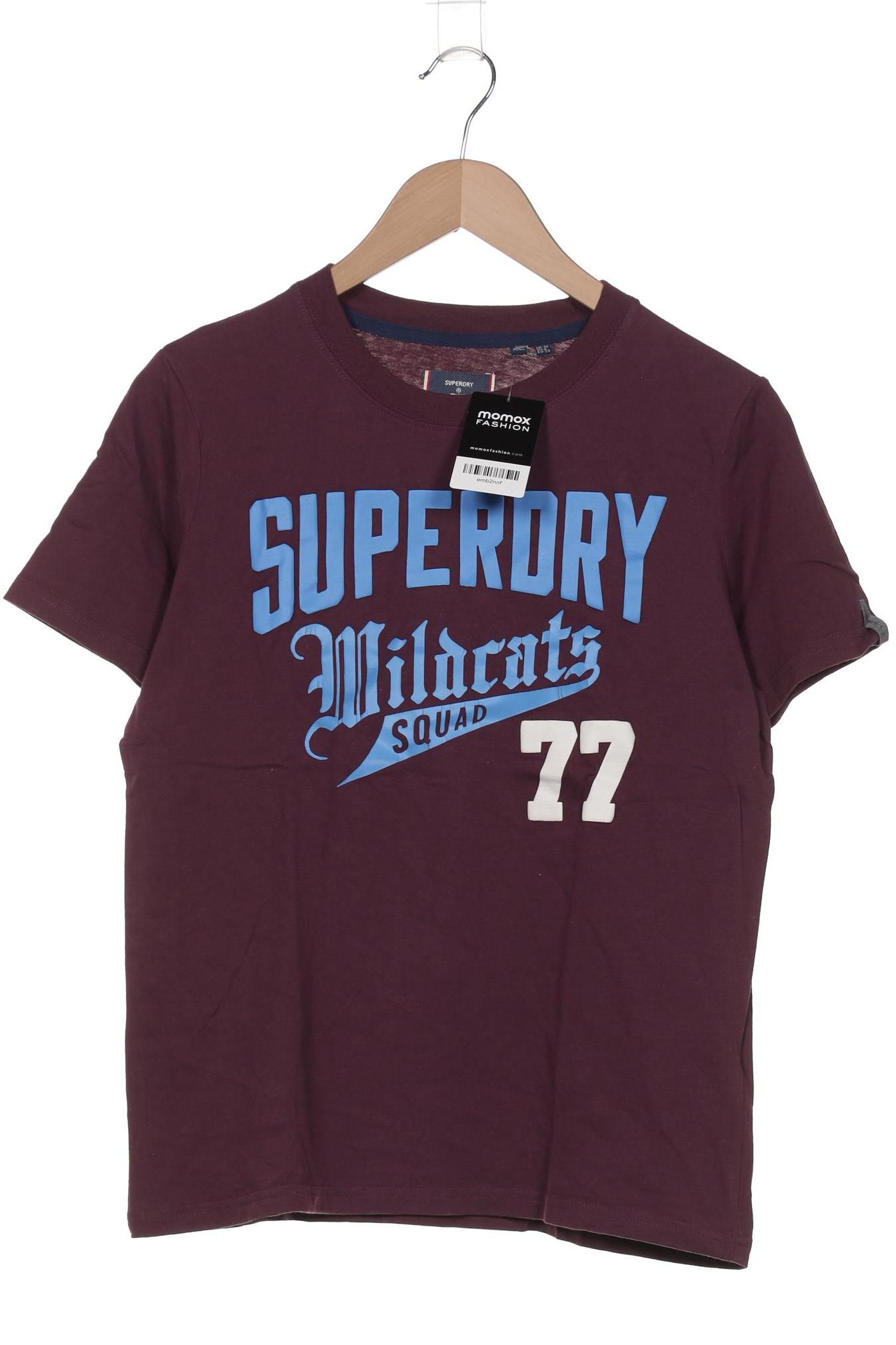 

Superdry Damen T-Shirt, bordeaux, Gr. 38