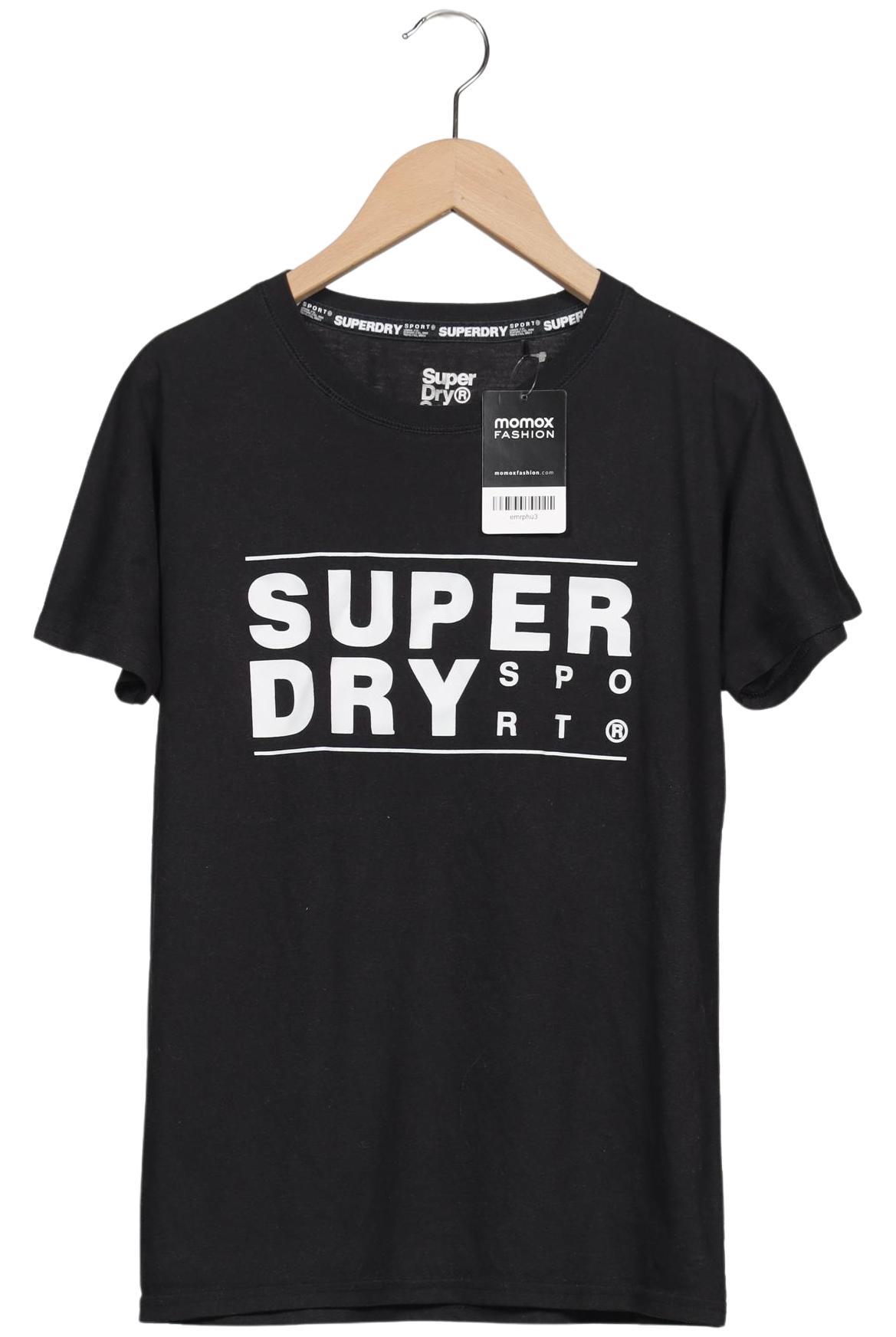 

Superdry Damen T-Shirt, schwarz, Gr. 38