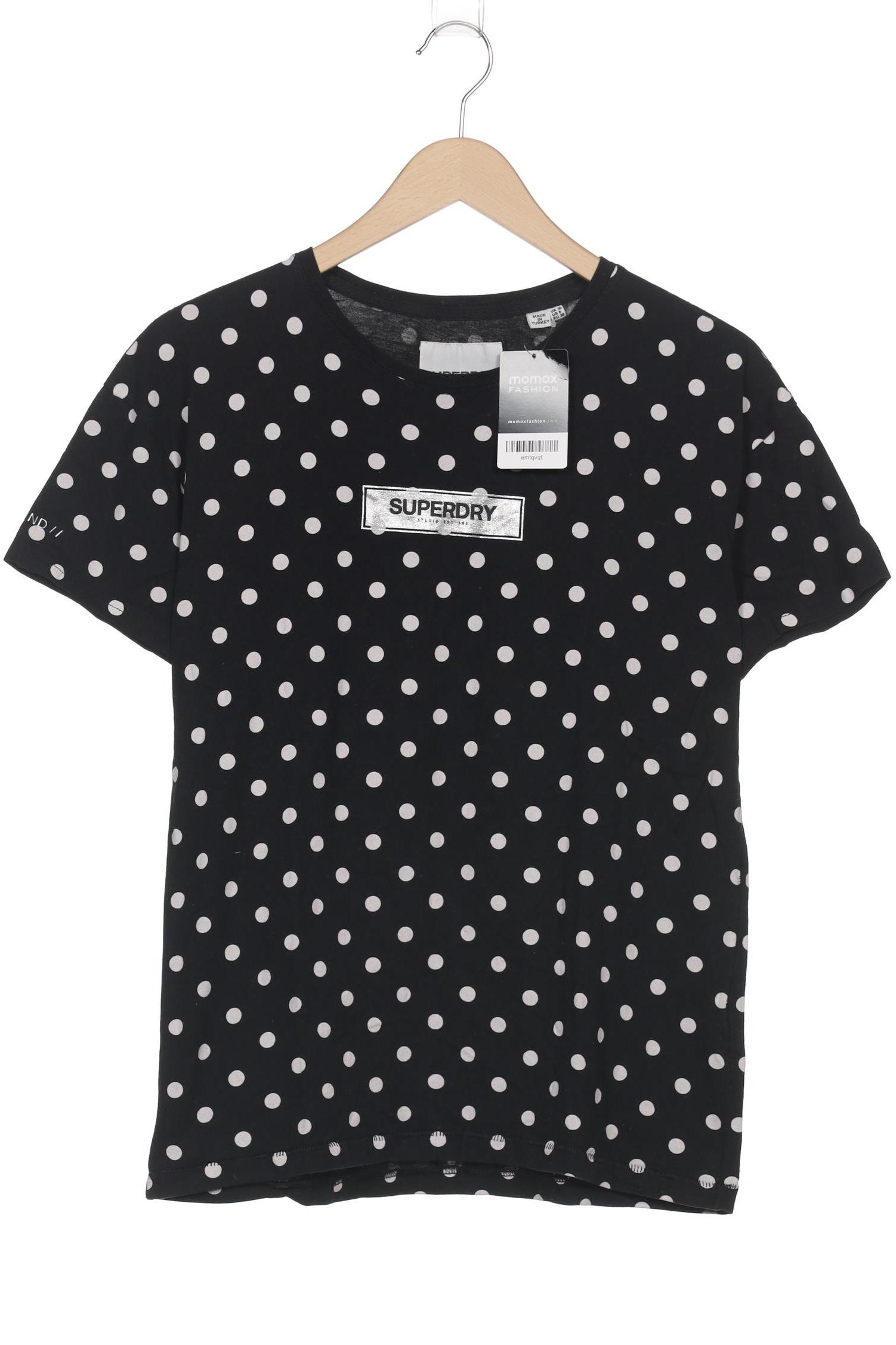 

Superdry Damen T-Shirt, schwarz, Gr. 38