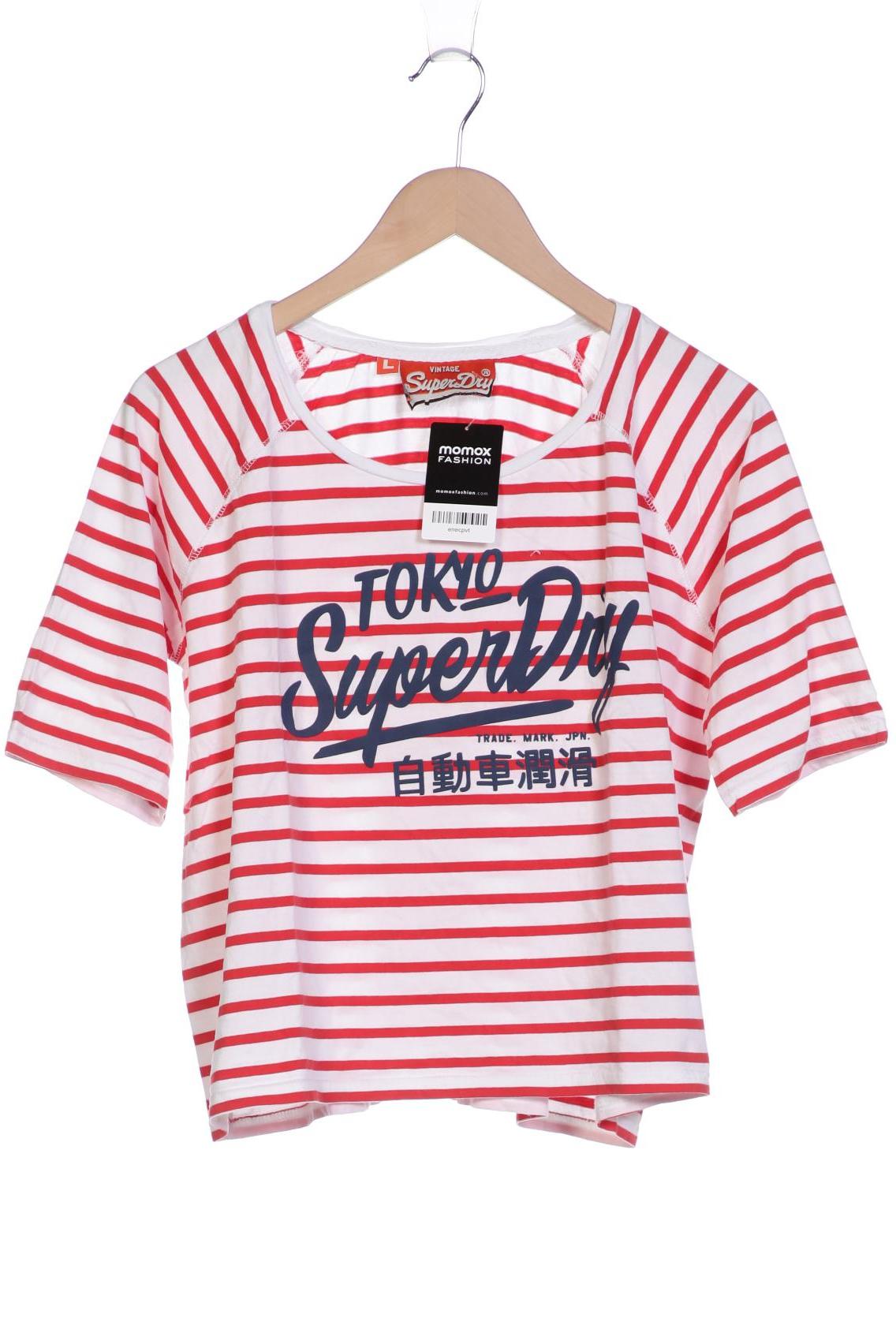 

Superdry Damen T-Shirt, rot, Gr. 42