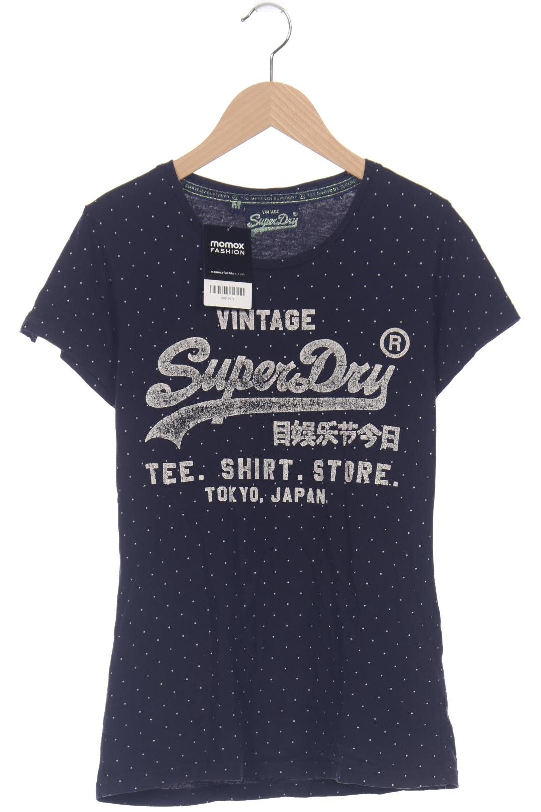 

Superdry Damen T-Shirt, marineblau, Gr. 38