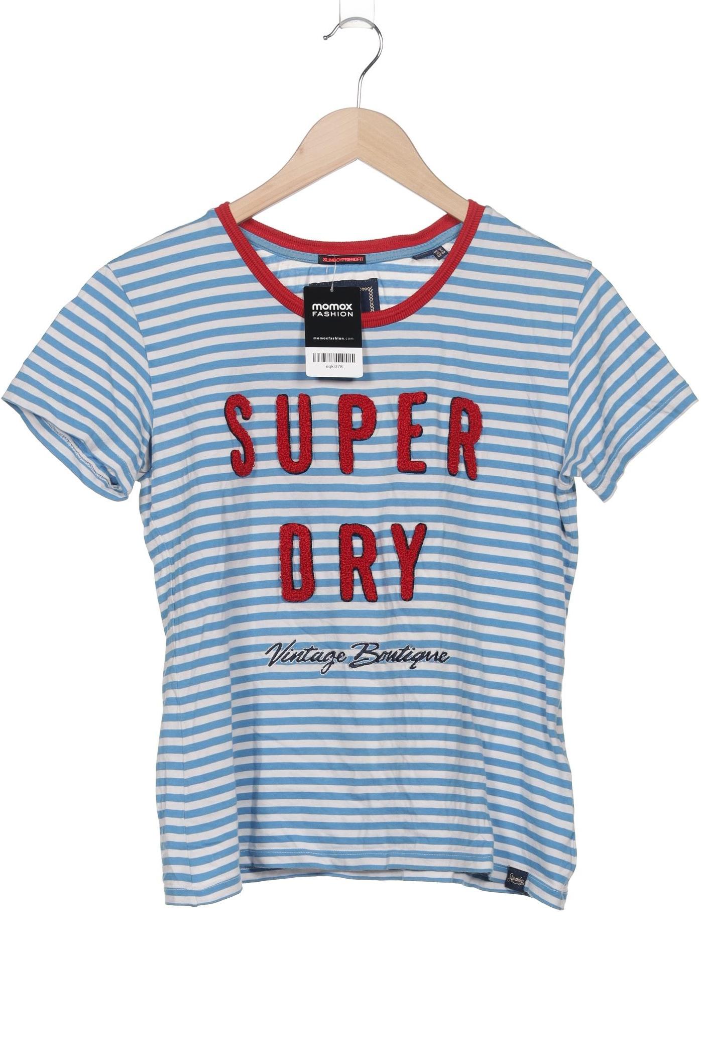 

Superdry Damen T-Shirt, blau, Gr. 40