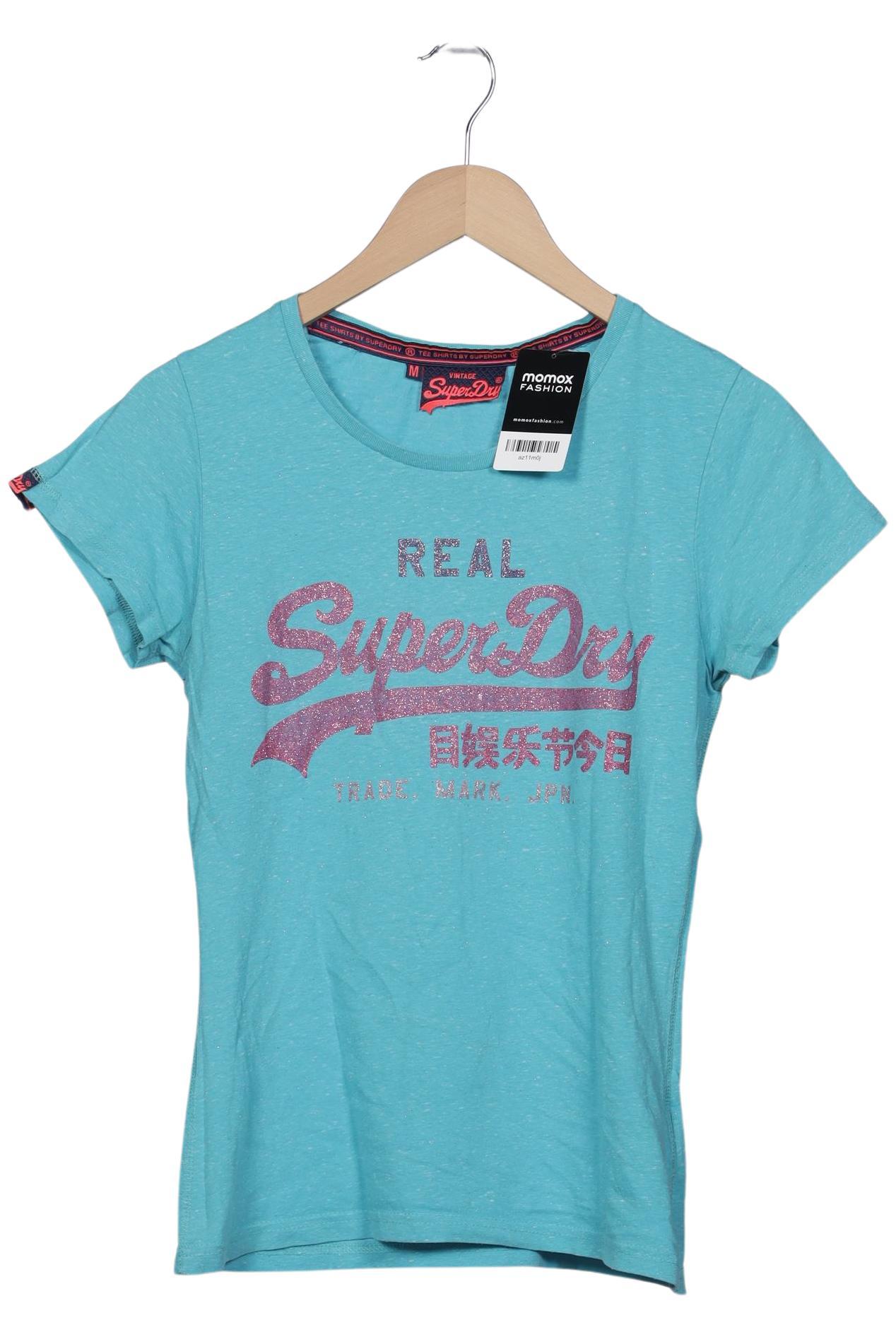 

Superdry Damen T-Shirt, blau, Gr. 38