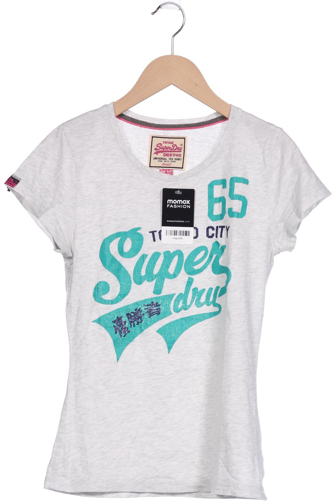 

Superdry Damen T-Shirt, grau, Gr. 36