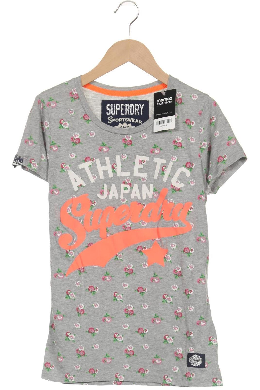 

Superdry Damen T-Shirt, grau, Gr. 42