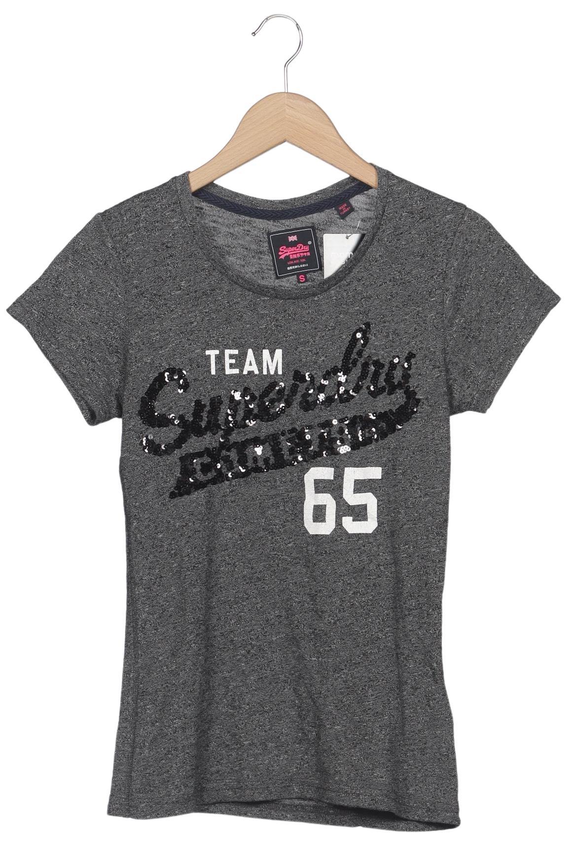 

Superdry Damen T-Shirt, grau, Gr. 36