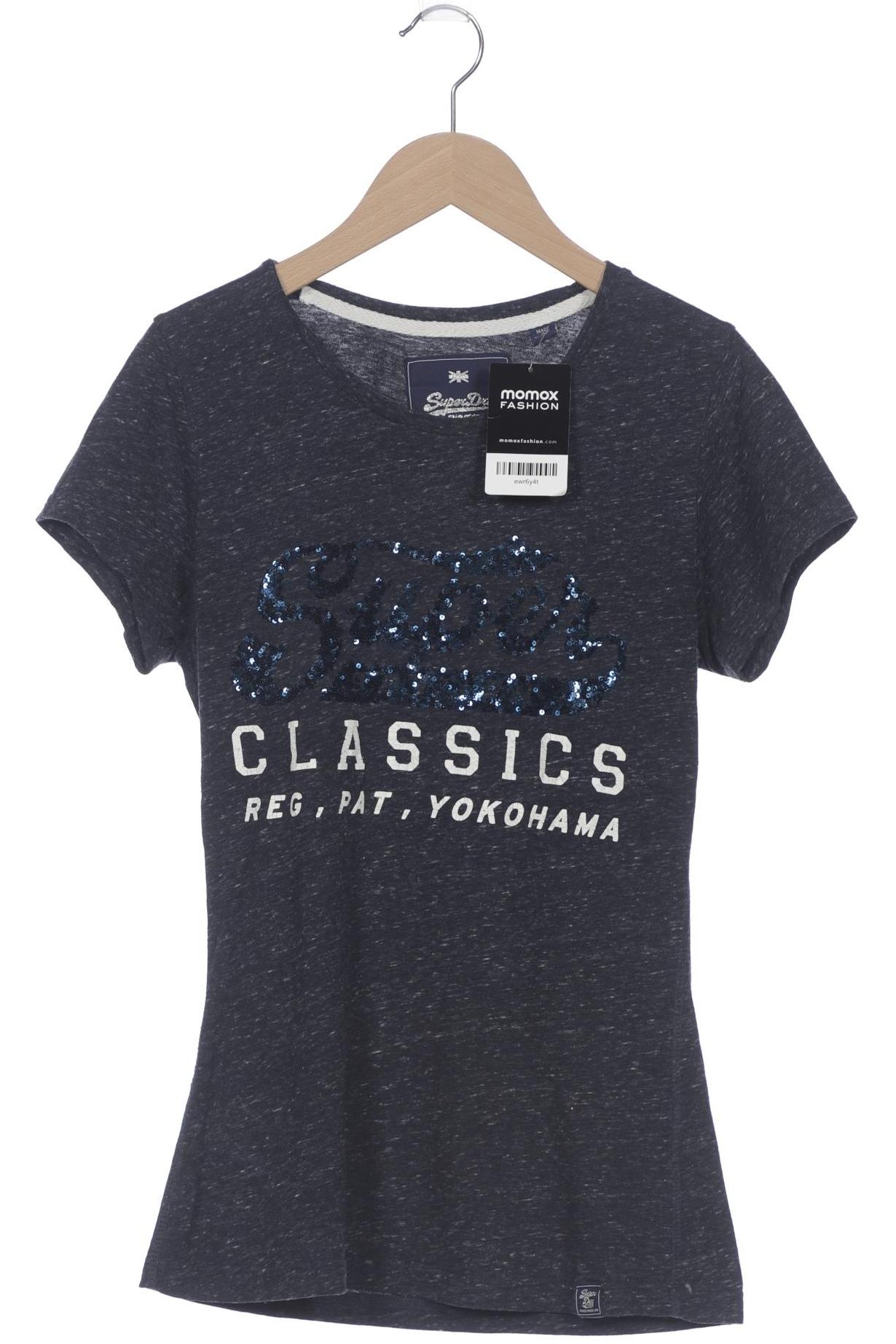 

Superdry Damen T-Shirt, marineblau, Gr. 36