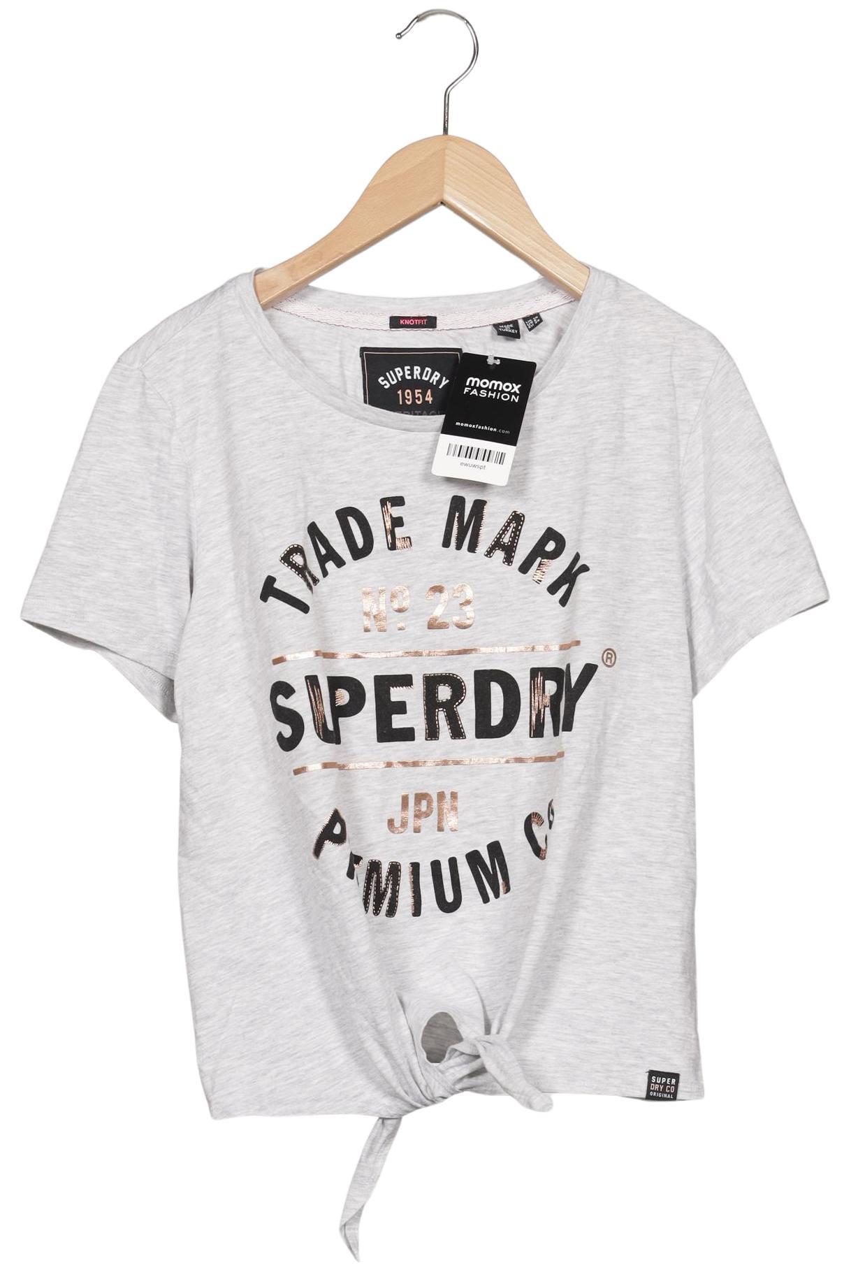 

Superdry Damen T-Shirt, grau, Gr. 38