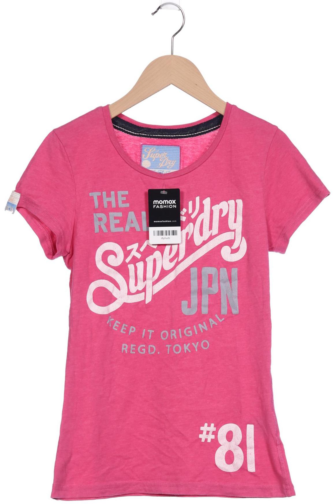 

Superdry Damen T-Shirt, pink, Gr. 36