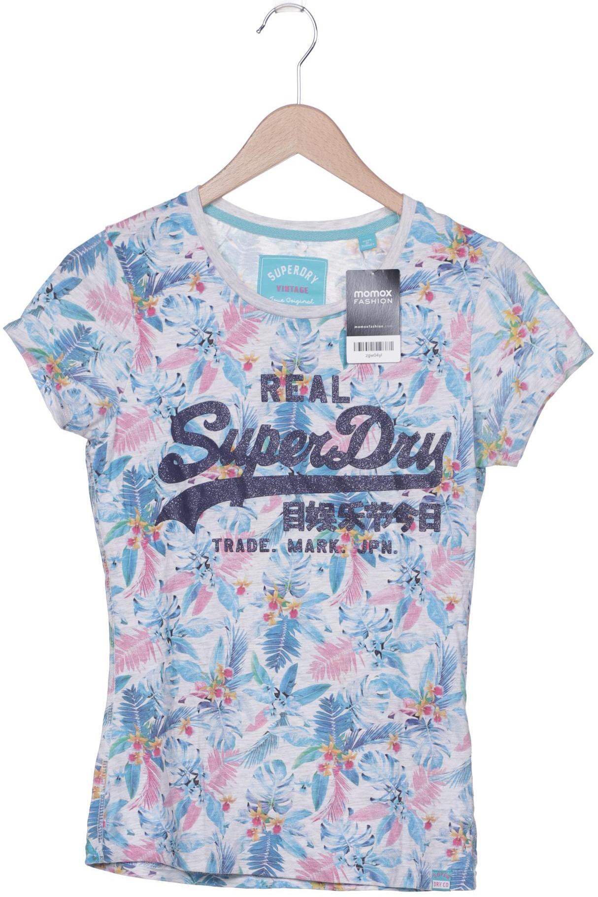 

Superdry Damen T-Shirt, blau, Gr. 38