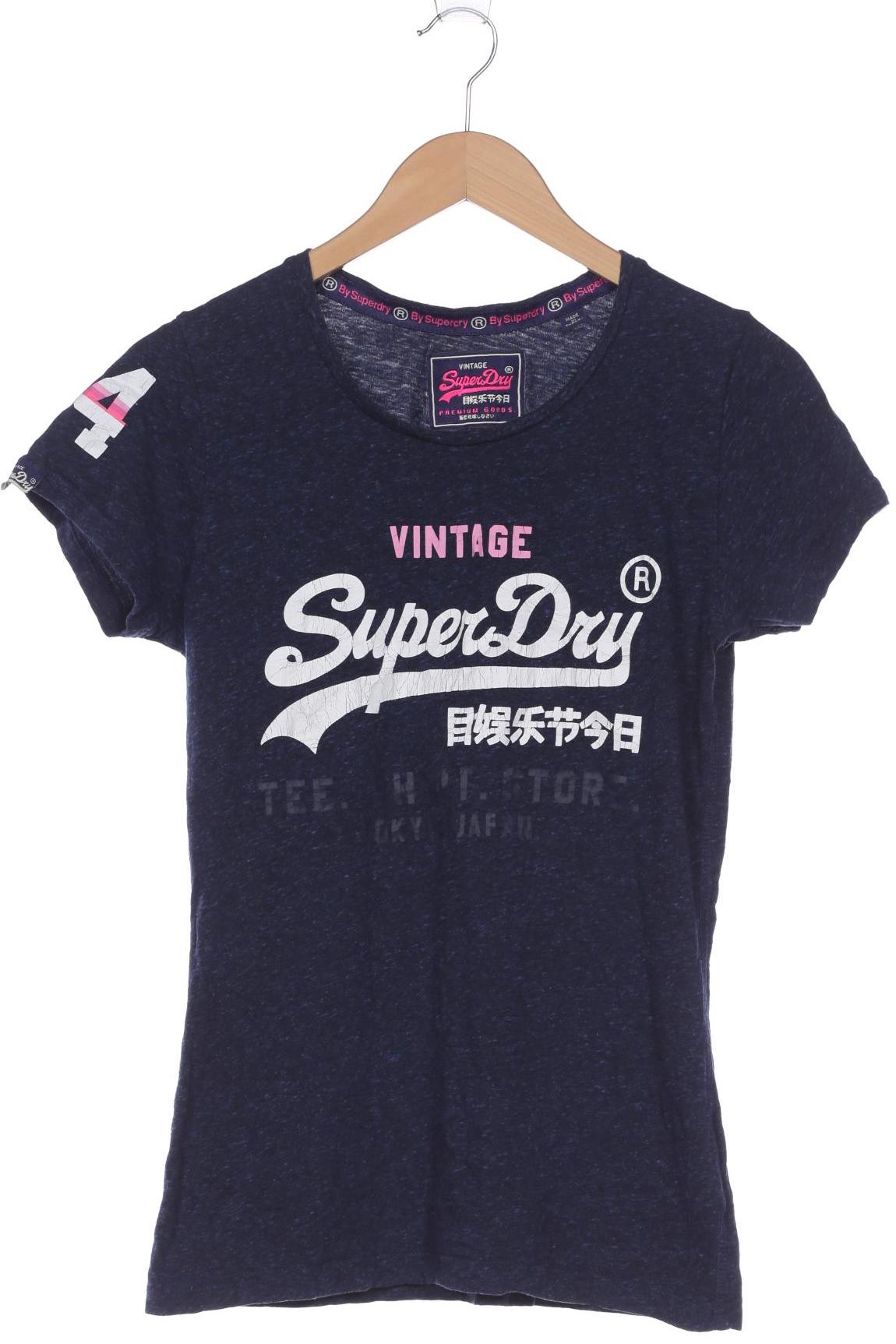 

Superdry Damen T-Shirt, blau, Gr. 38