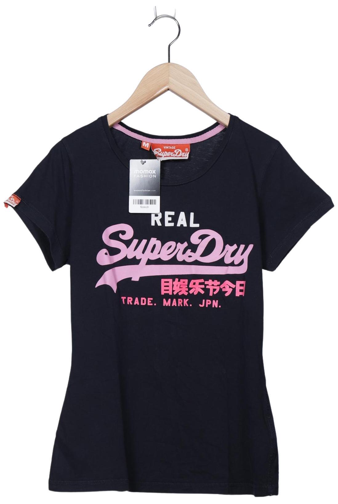 

Superdry Damen T-Shirt, marineblau, Gr. 38