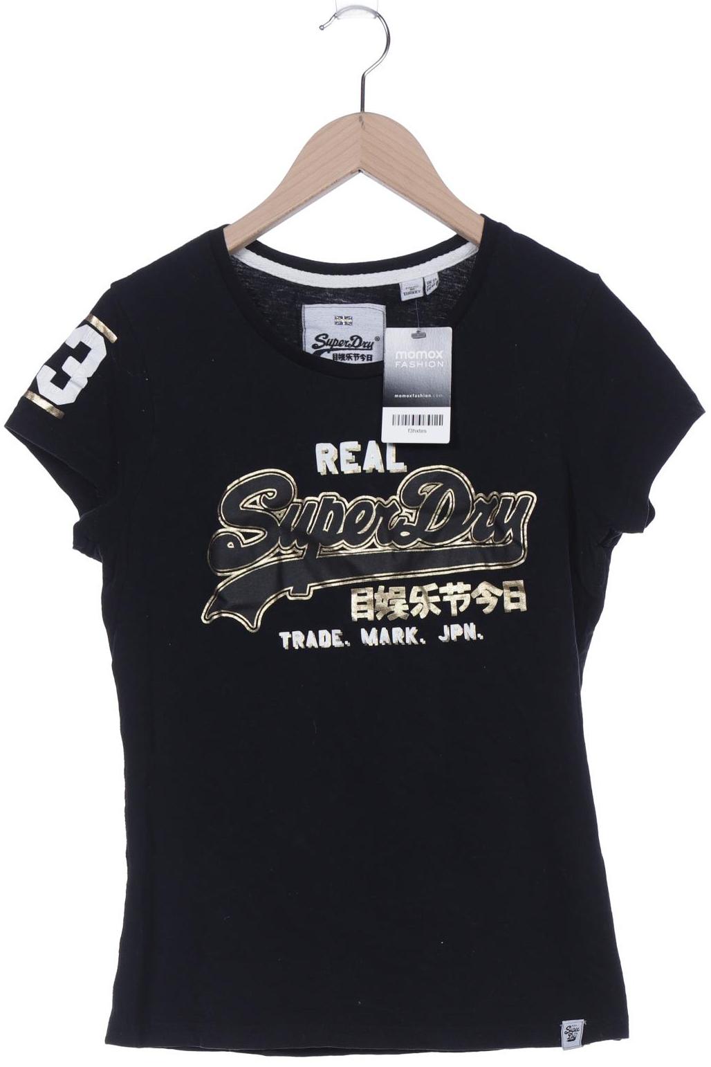 

Superdry Damen T-Shirt, schwarz, Gr. 40