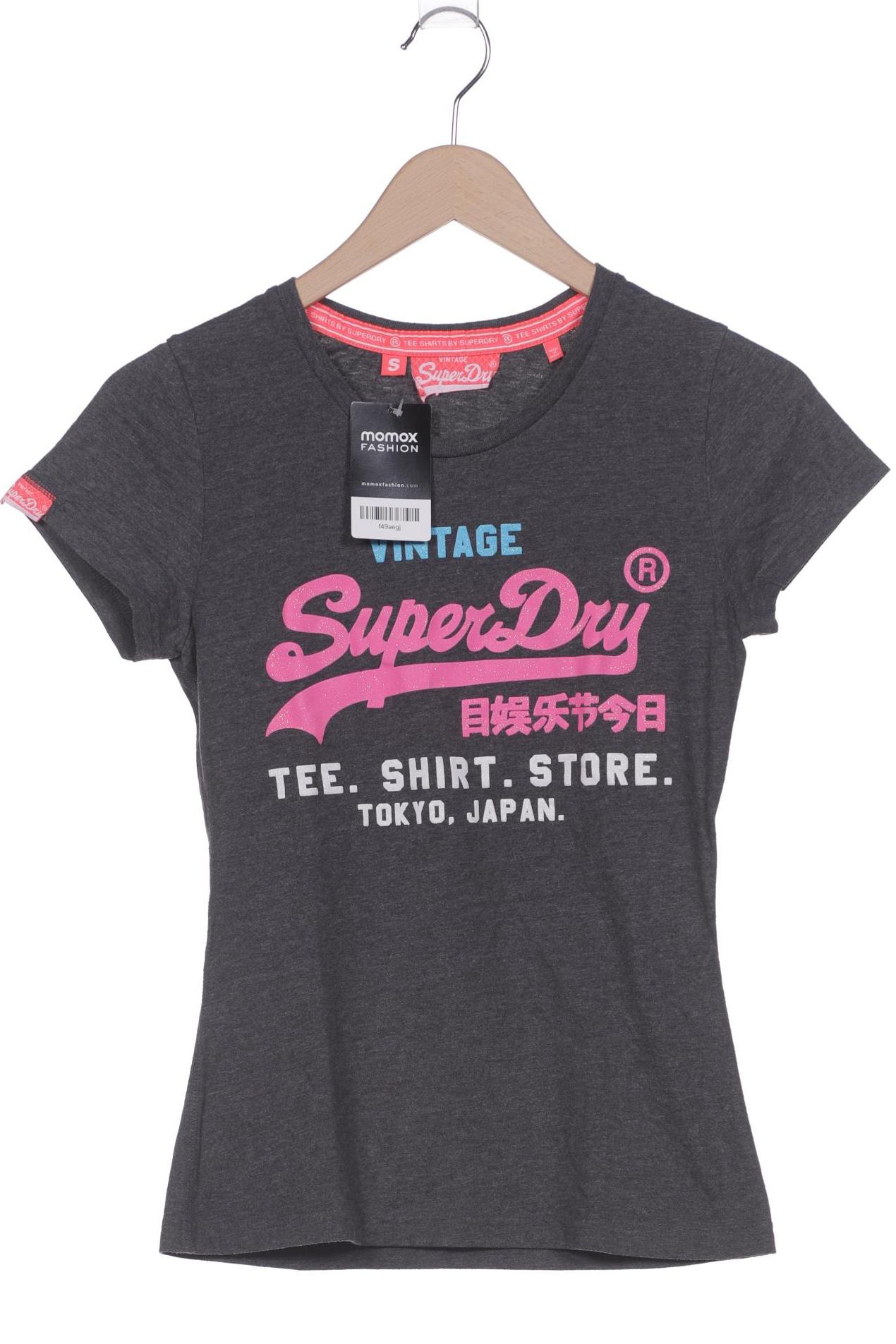 

Superdry Damen T-Shirt, grau, Gr. 36