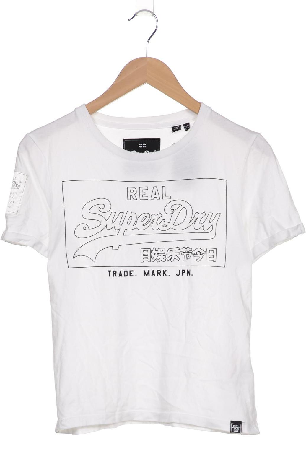 

Superdry Damen T-Shirt, weiß, Gr. 38