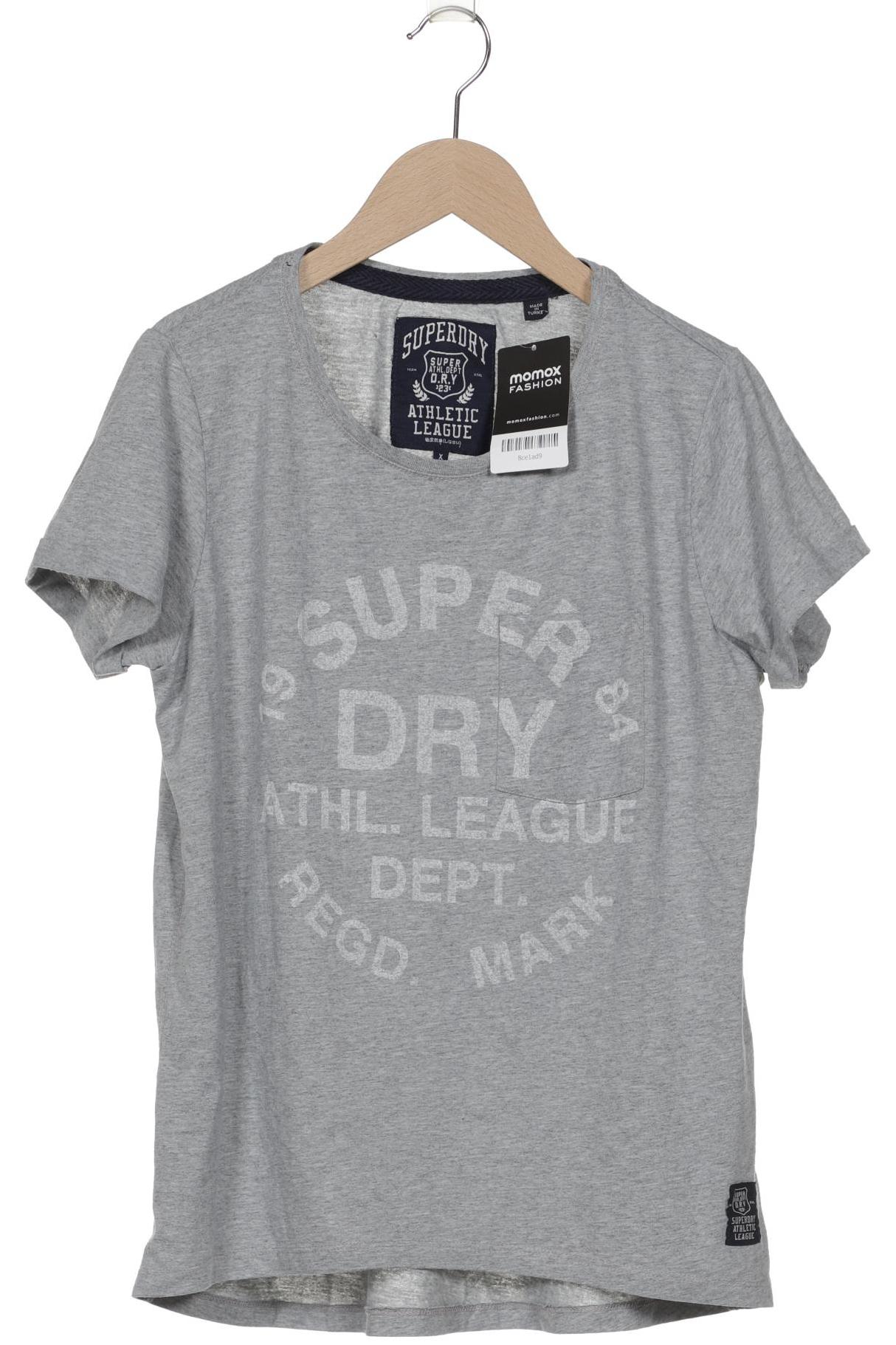 

Superdry Damen T-Shirt, grau, Gr. 34