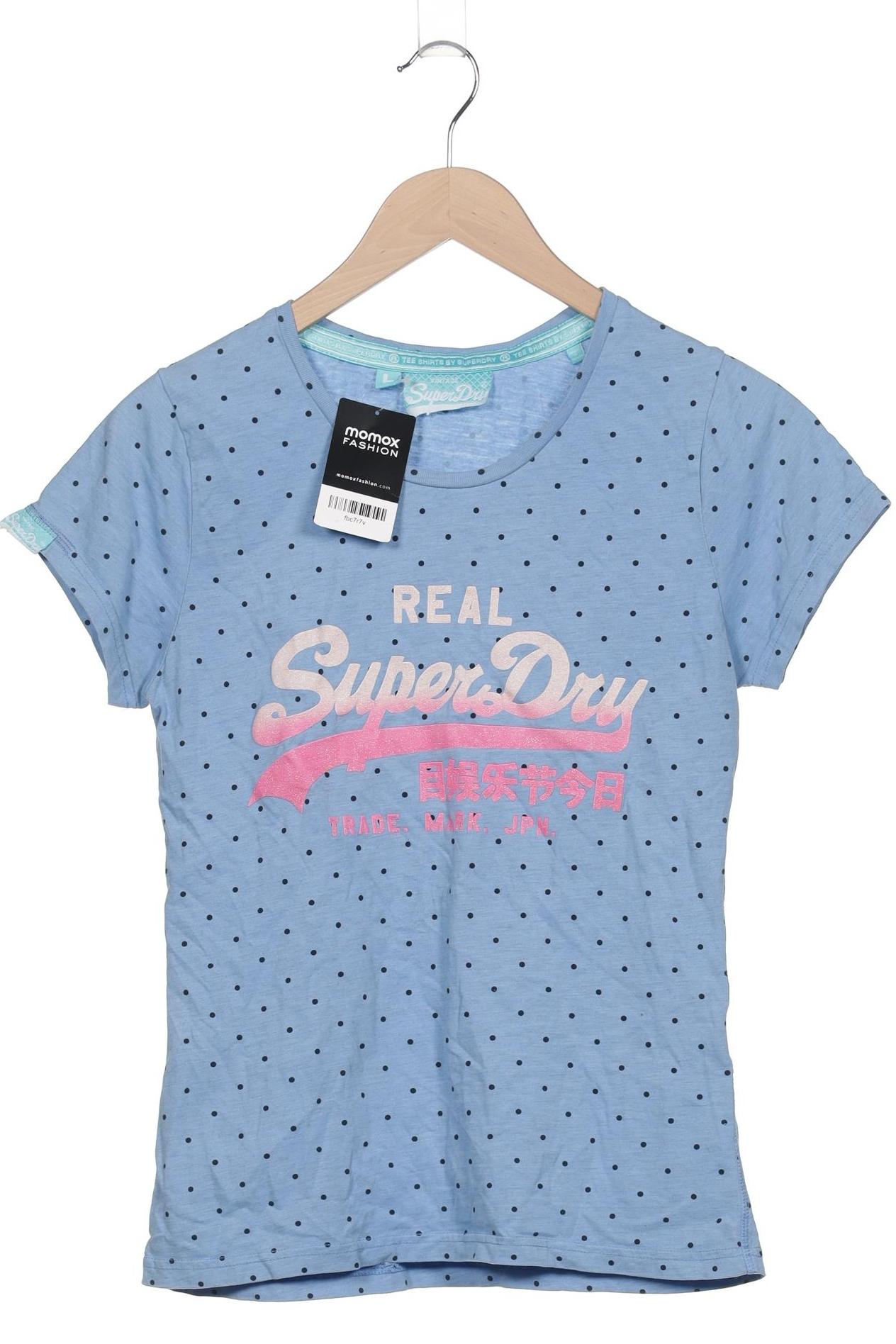 

Superdry Damen T-Shirt, blau, Gr. 42