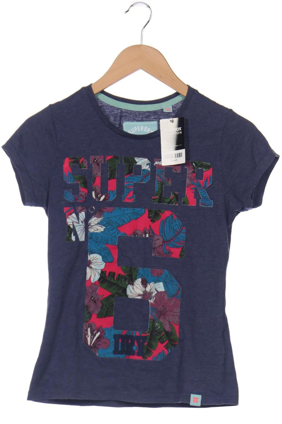 

Superdry Damen T-Shirt, marineblau, Gr. 38