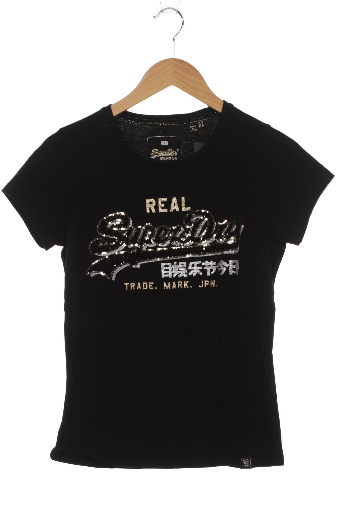 

Superdry Damen T-Shirt, schwarz, Gr. 38