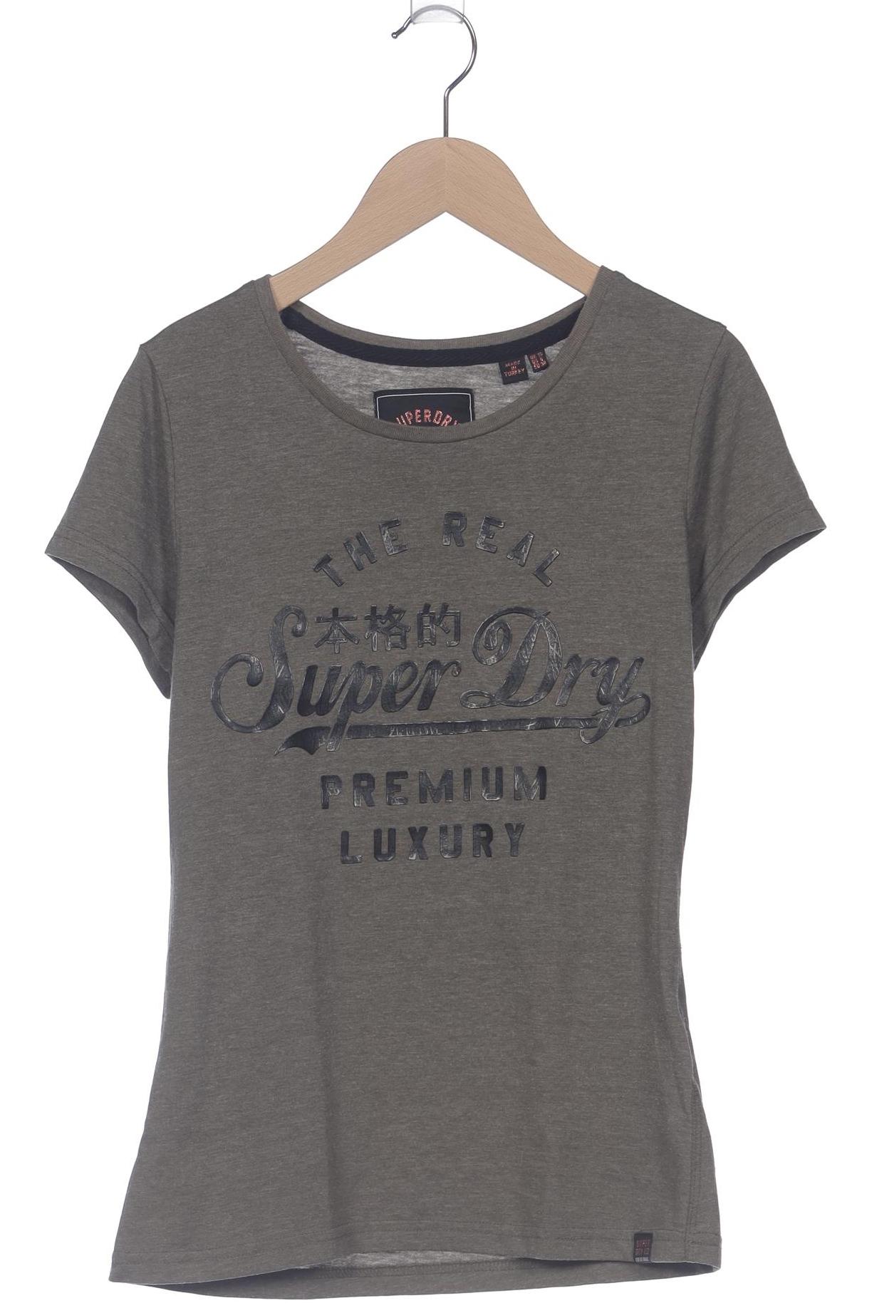 

Superdry Damen T-Shirt, grün, Gr. 38