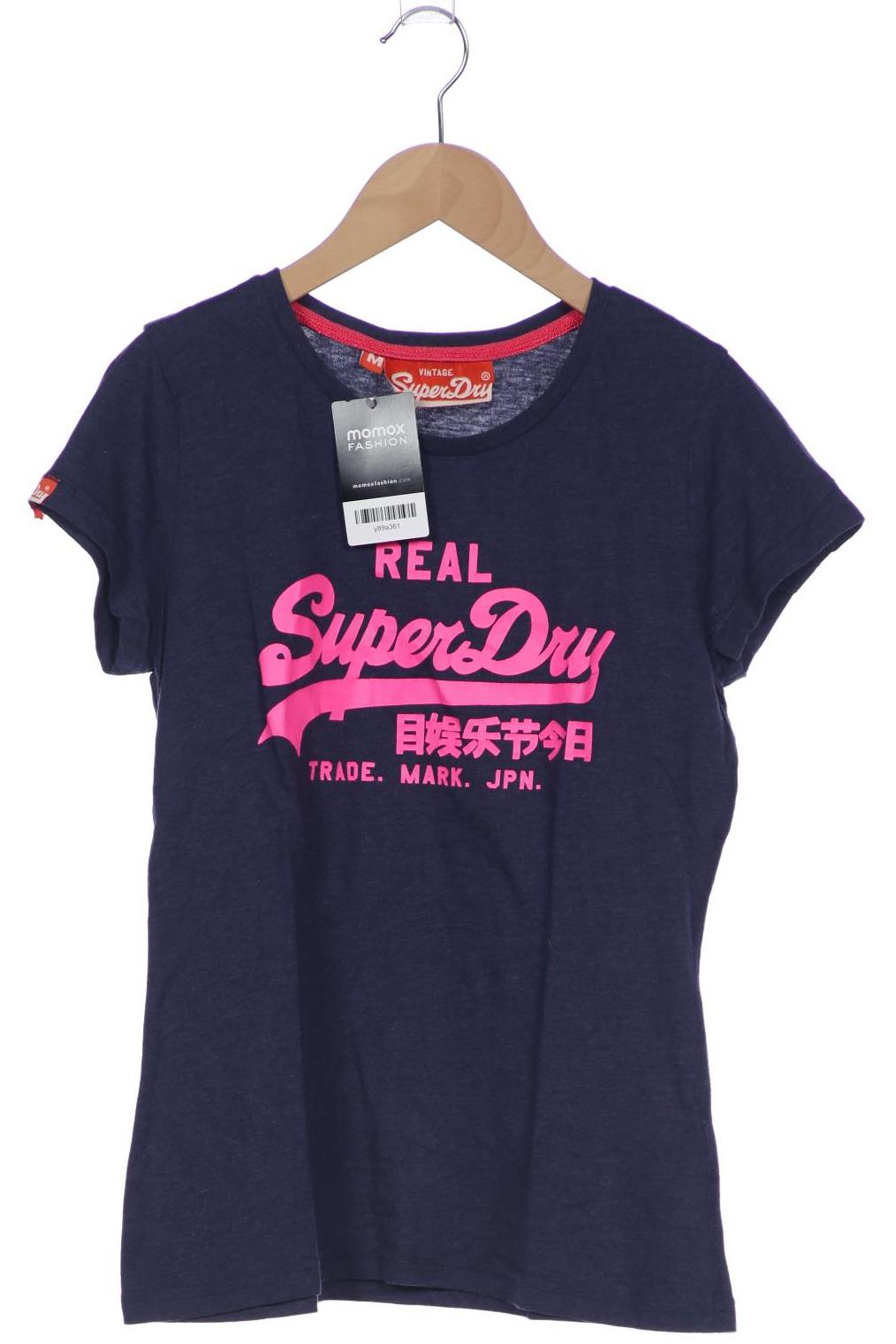 

Superdry Damen T-Shirt, marineblau, Gr. 38