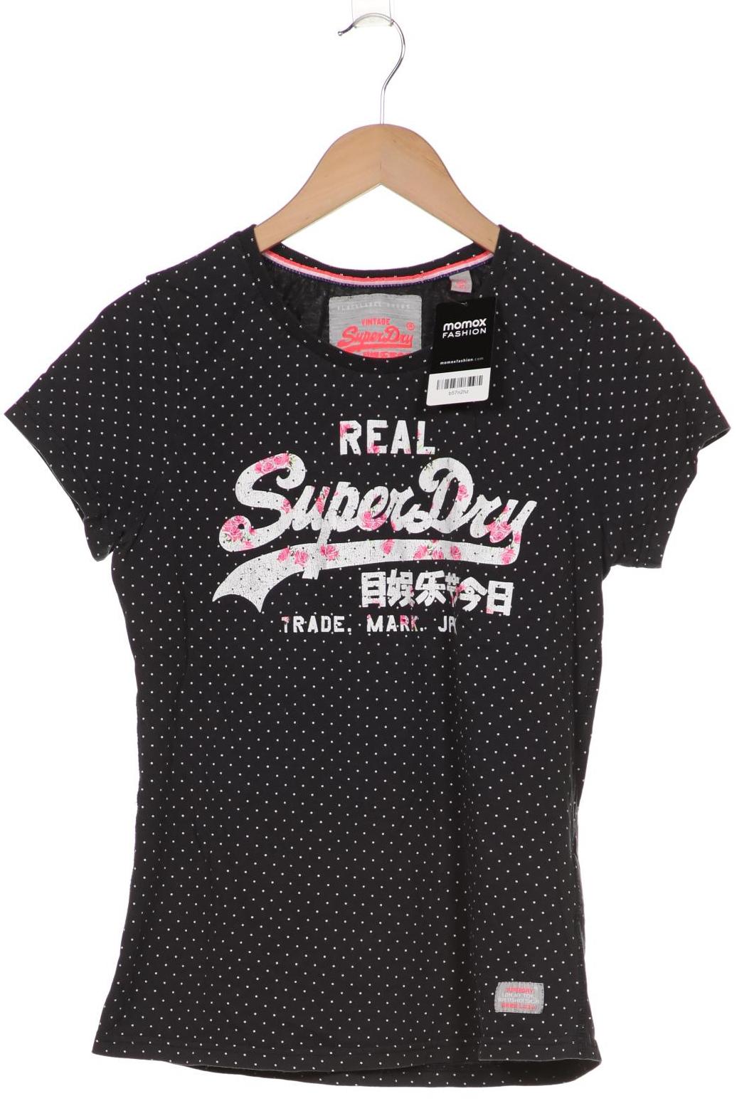 

Superdry Damen T-Shirt, schwarz, Gr. 42