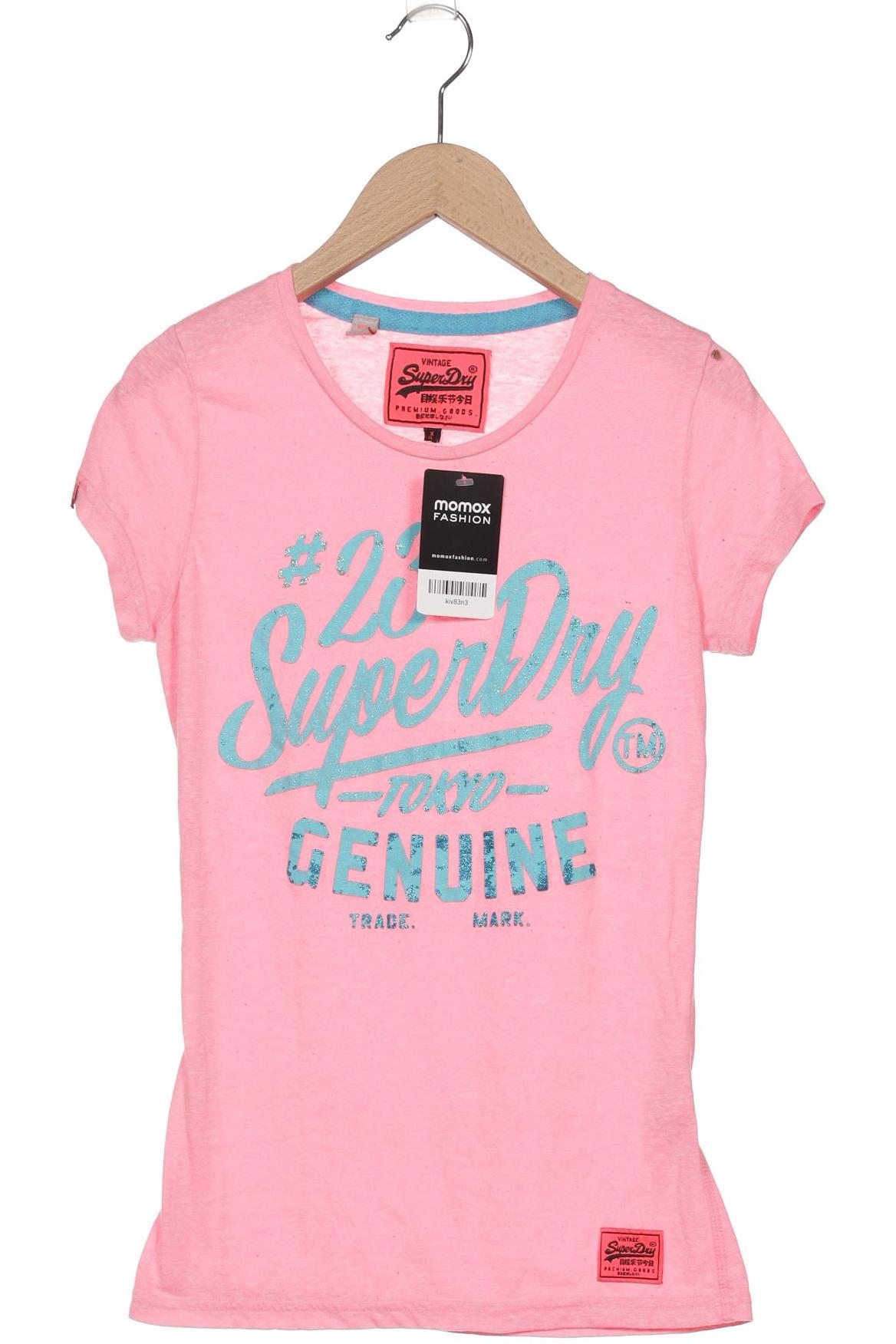 

Superdry Damen T-Shirt, pink, Gr. 34