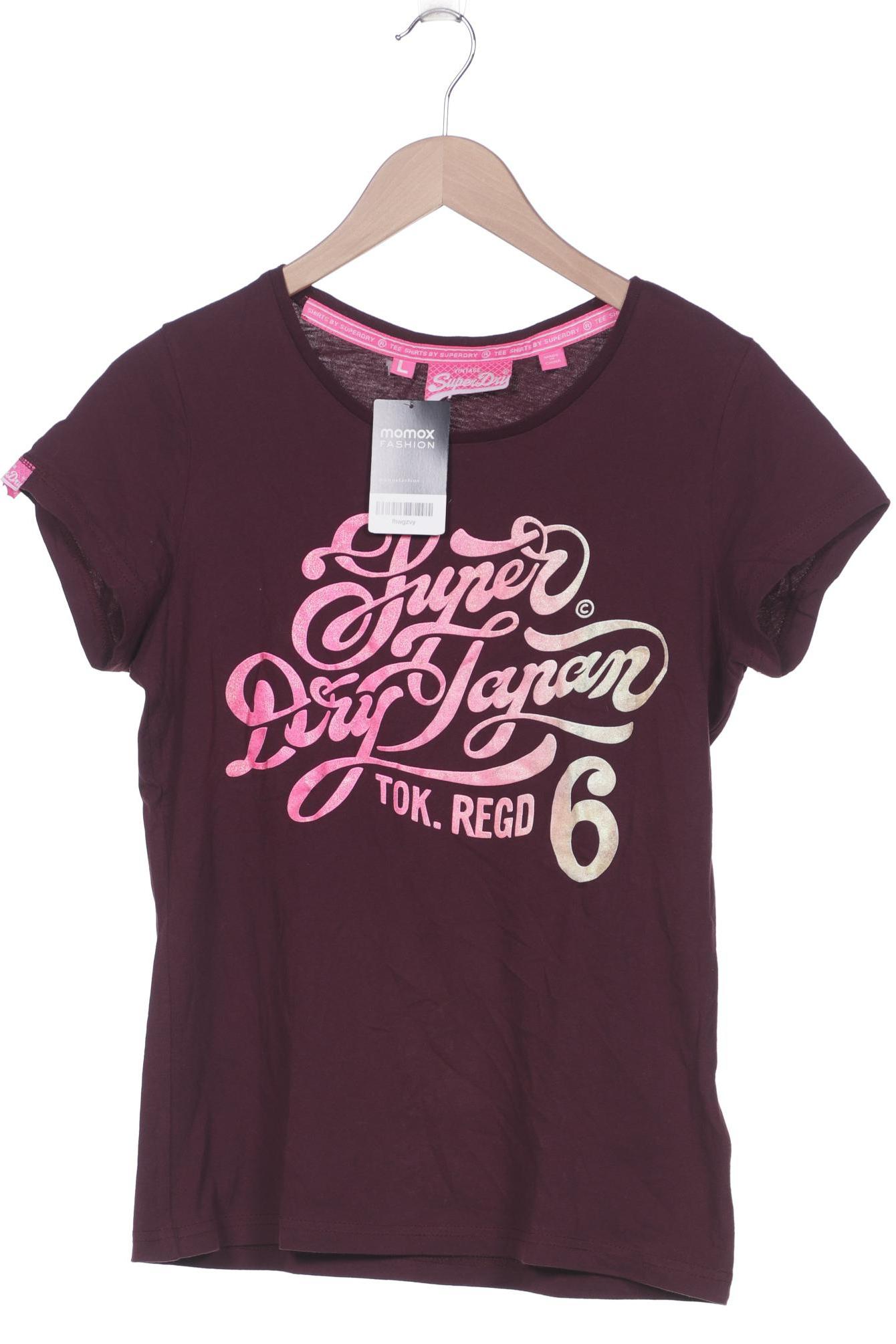 

Superdry Damen T-Shirt, bordeaux
