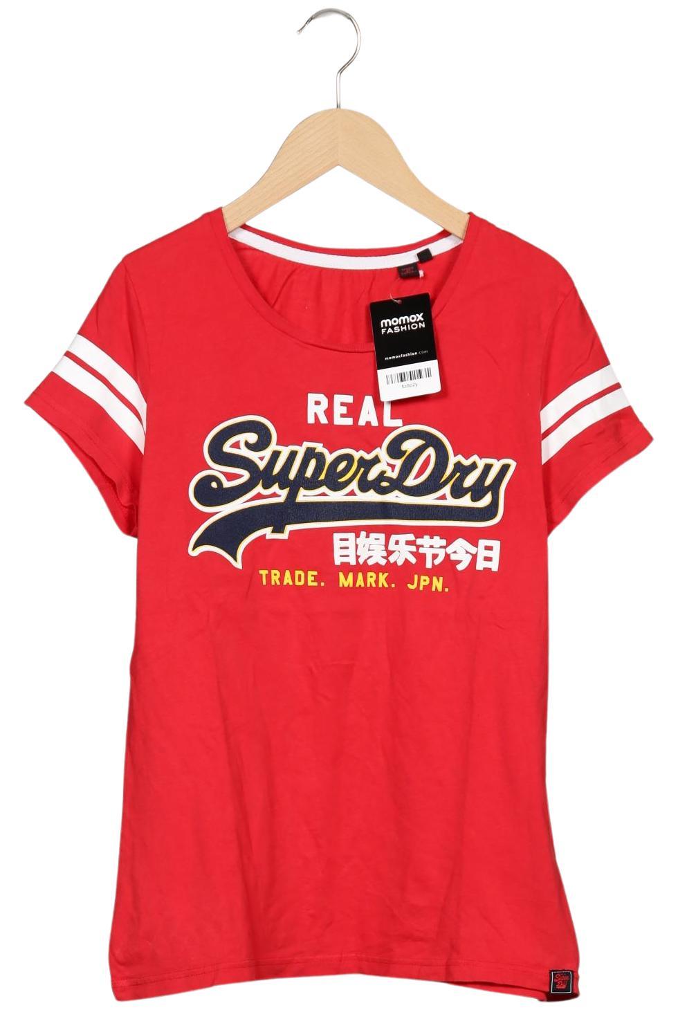 

Superdry Damen T-Shirt, rot, Gr. 42