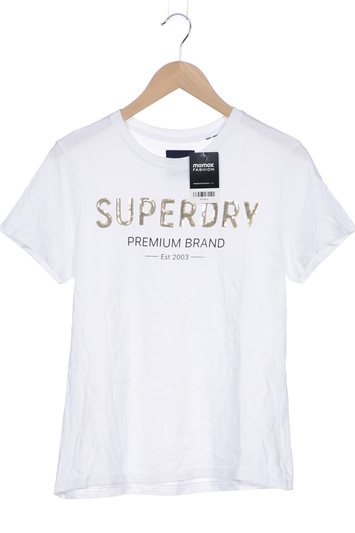 

Superdry Damen T-Shirt, weiß, Gr. 38