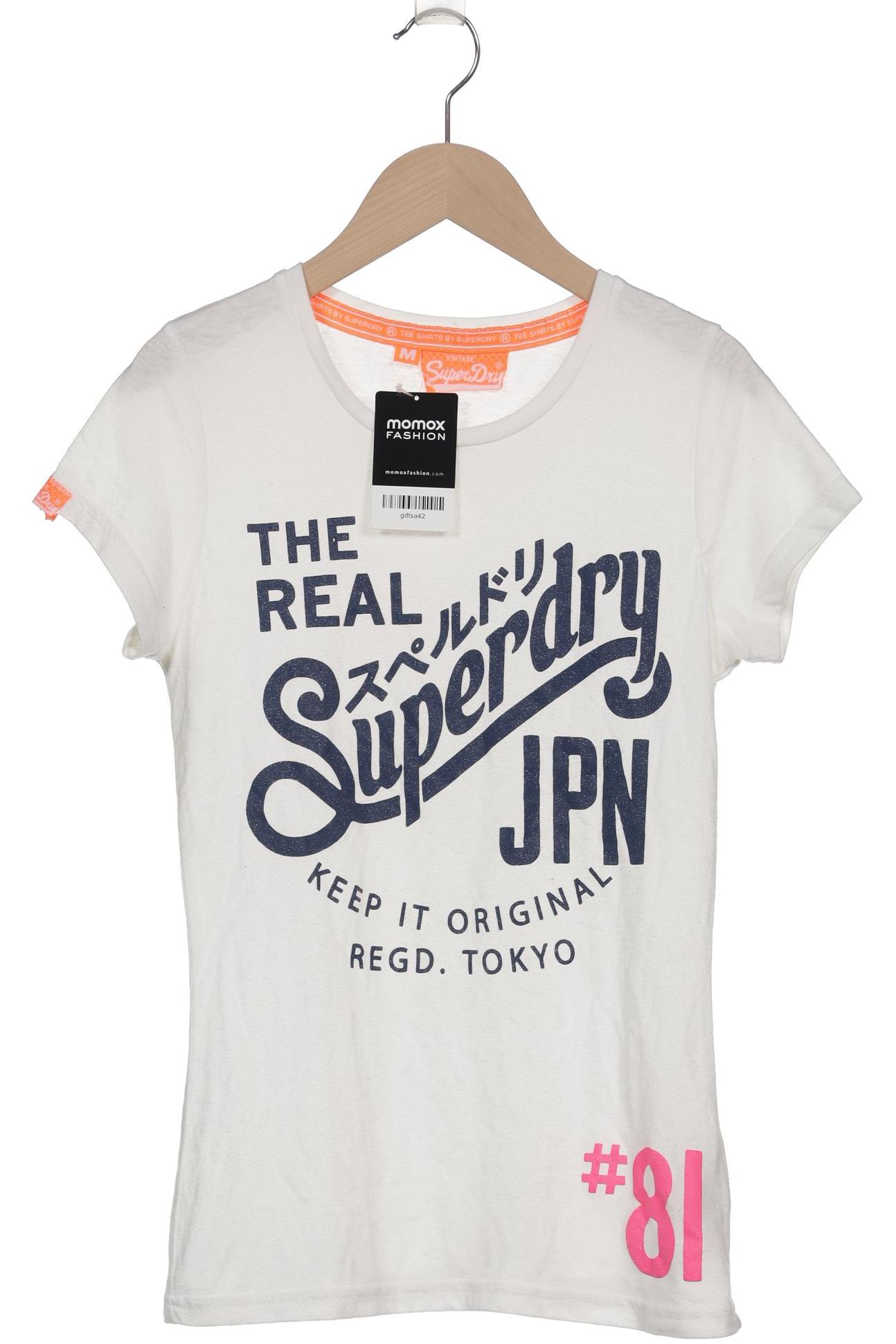 

Superdry Damen T-Shirt, weiß, Gr. 38