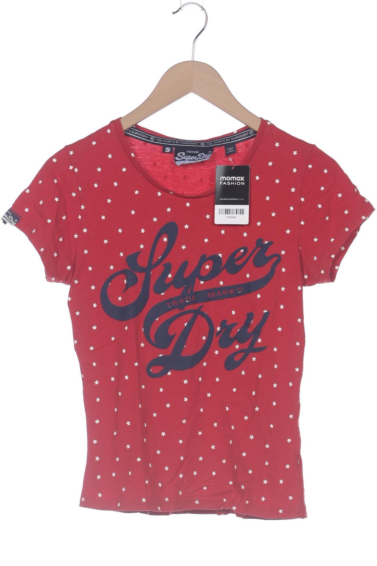 

Superdry Damen T-Shirt, rot, Gr. 36