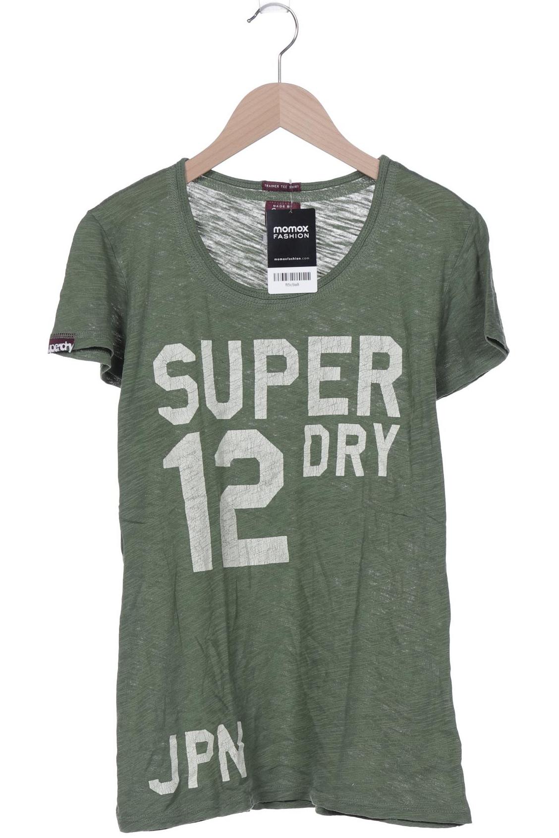 

Superdry Damen T-Shirt, grün, Gr. 42