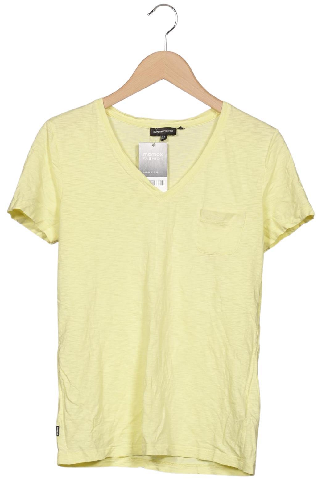 

Superdry Damen T-Shirt, gelb, Gr. 36