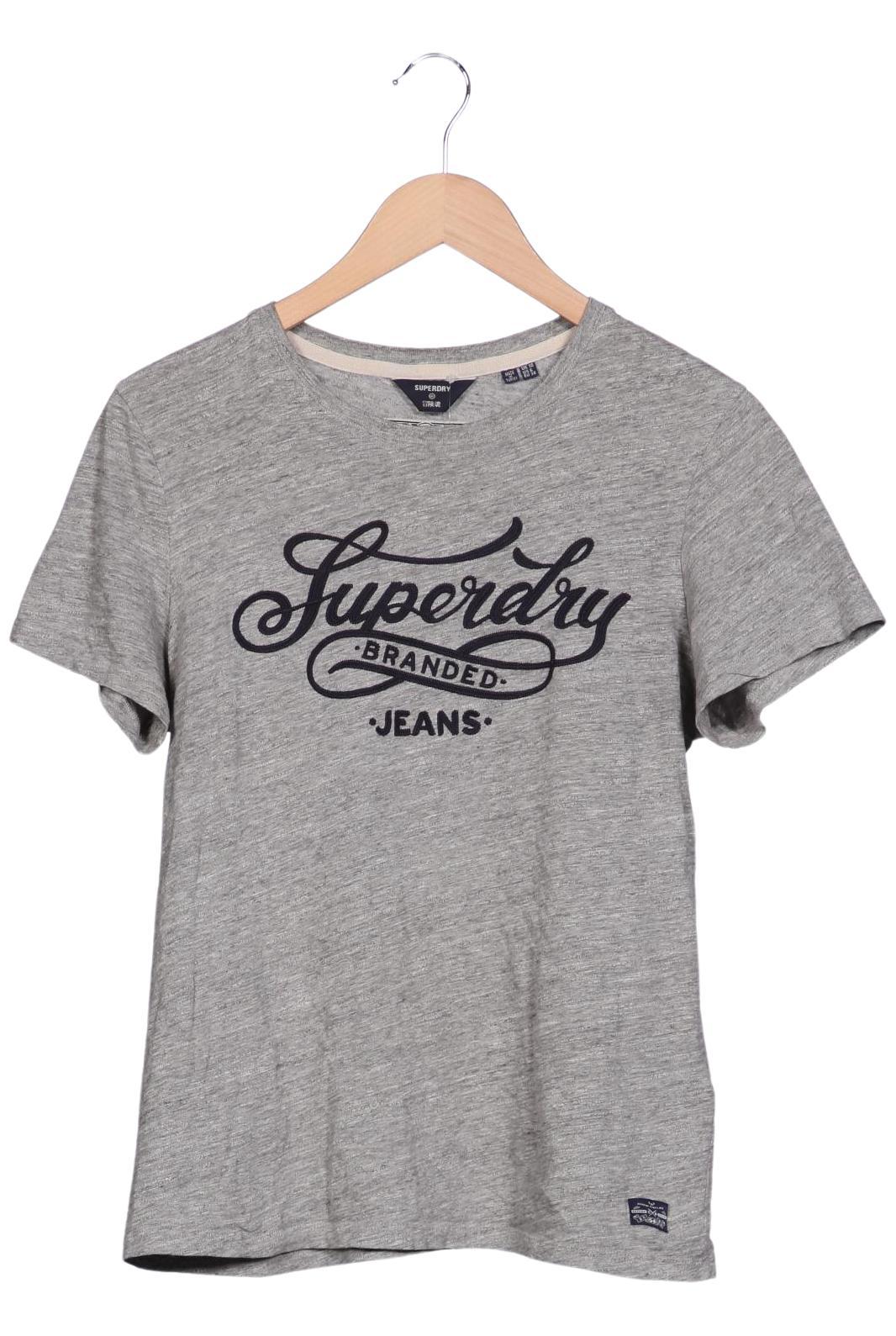

Superdry Damen T-Shirt, grau, Gr. 38