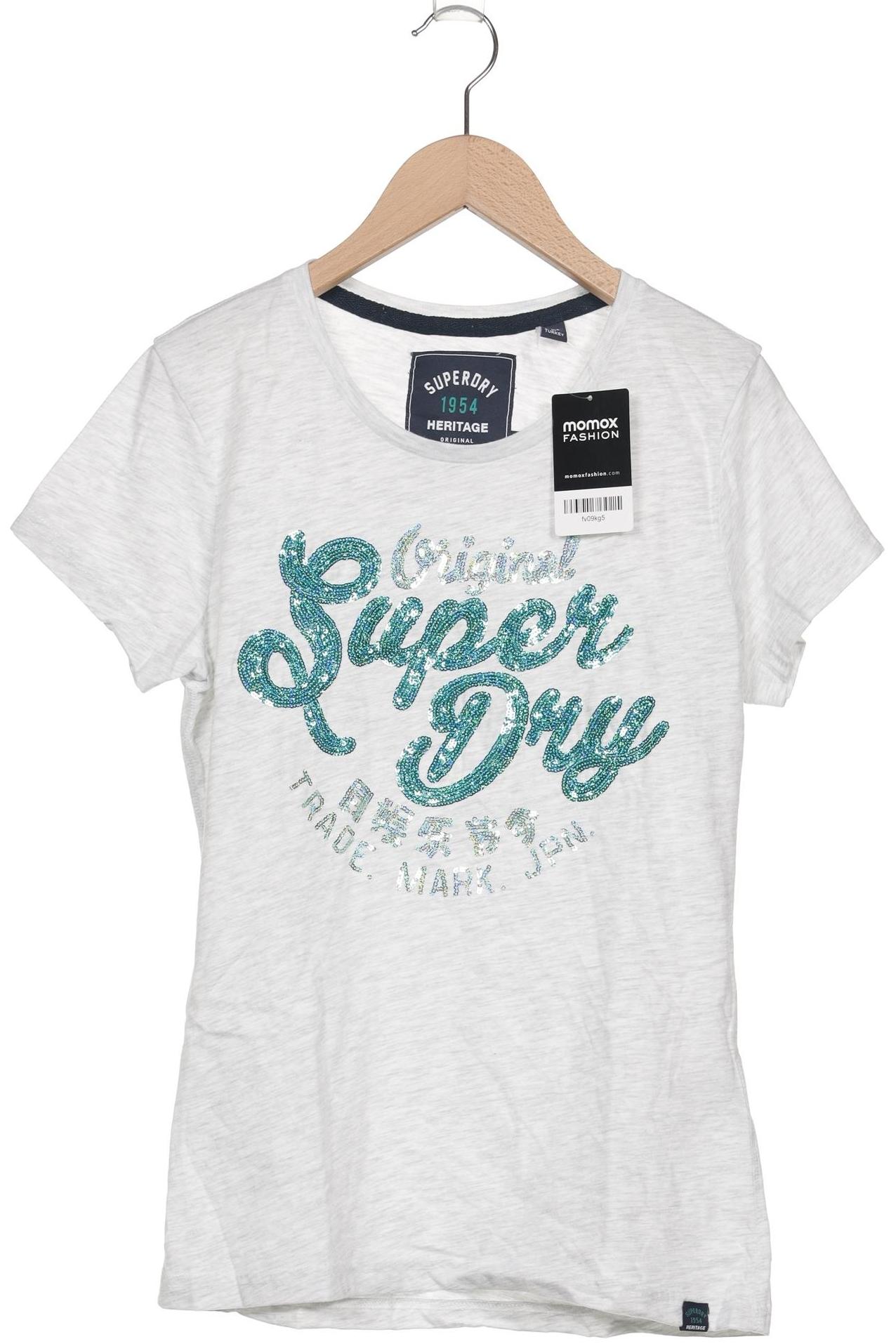 

Superdry Damen T-Shirt, grau, Gr. 40
