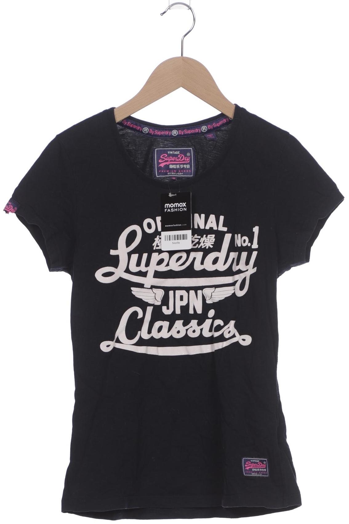 

Superdry Damen T-Shirt, marineblau, Gr. 38